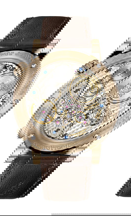 A.Lange & Sohne Zeitwerk Decimal Strike Honeygold 143.050 Replica 2