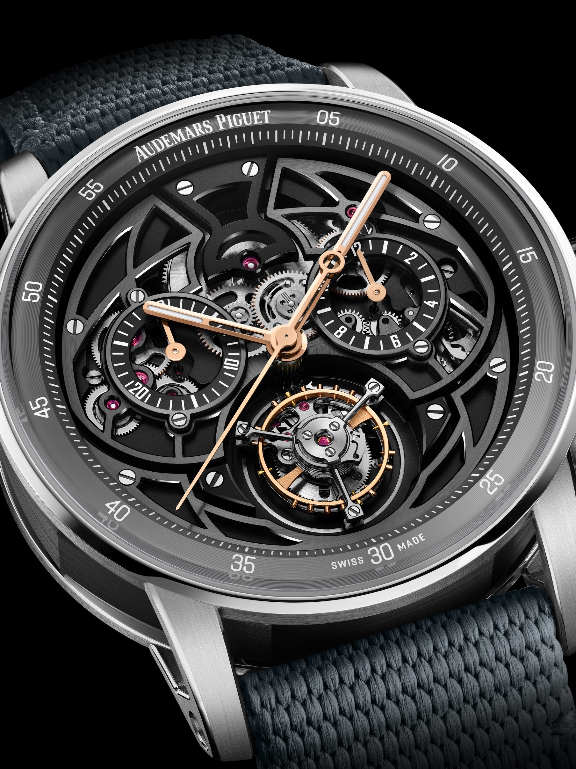 Audemars Piguet Code 11.59 by Audemars Piguet Selfwinding Flying Tourbillon Chronograph 41 26399NB.OO.D009KB.01 Replica 2