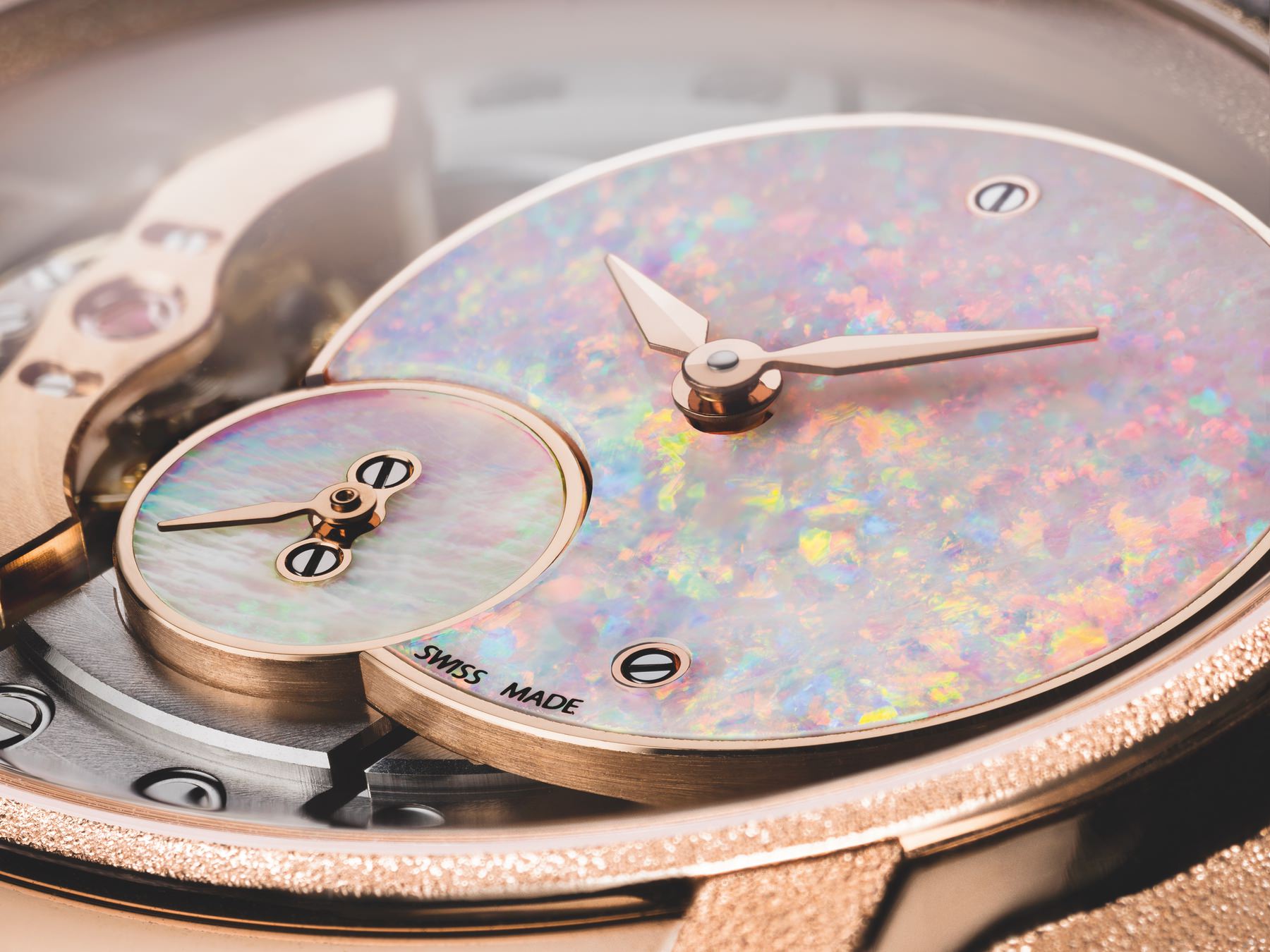 IMG_9085 Audemars Piguet Millenary Frosted Gold Opal Dial 77244OR.GG.1272OR.01 Replica 2