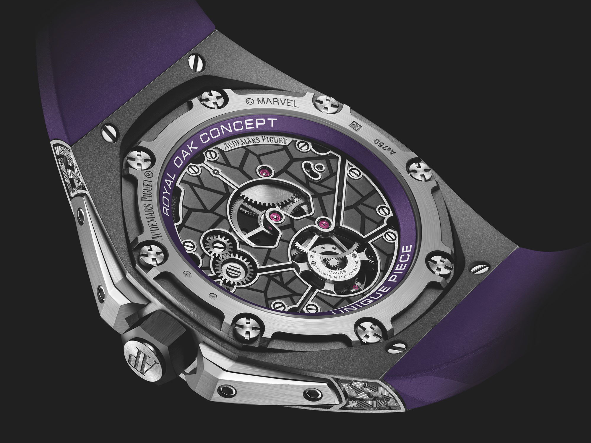 Audemars Piguet Royal Oak Concept “Black Panther” Flying Tourbillon 26623BC.GG.D077CA.01 Replica 2