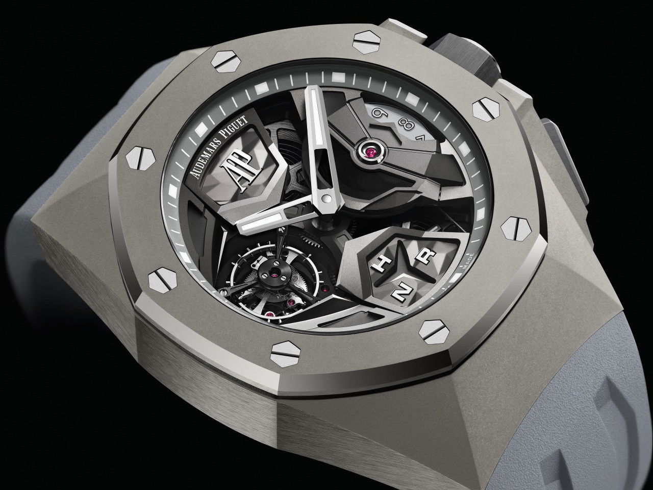 IMG_9085 Audemars Piguet Royal Oak Concept Flying Tourbillon GMT 26589TI.GG.D006CA.01 Replica 2