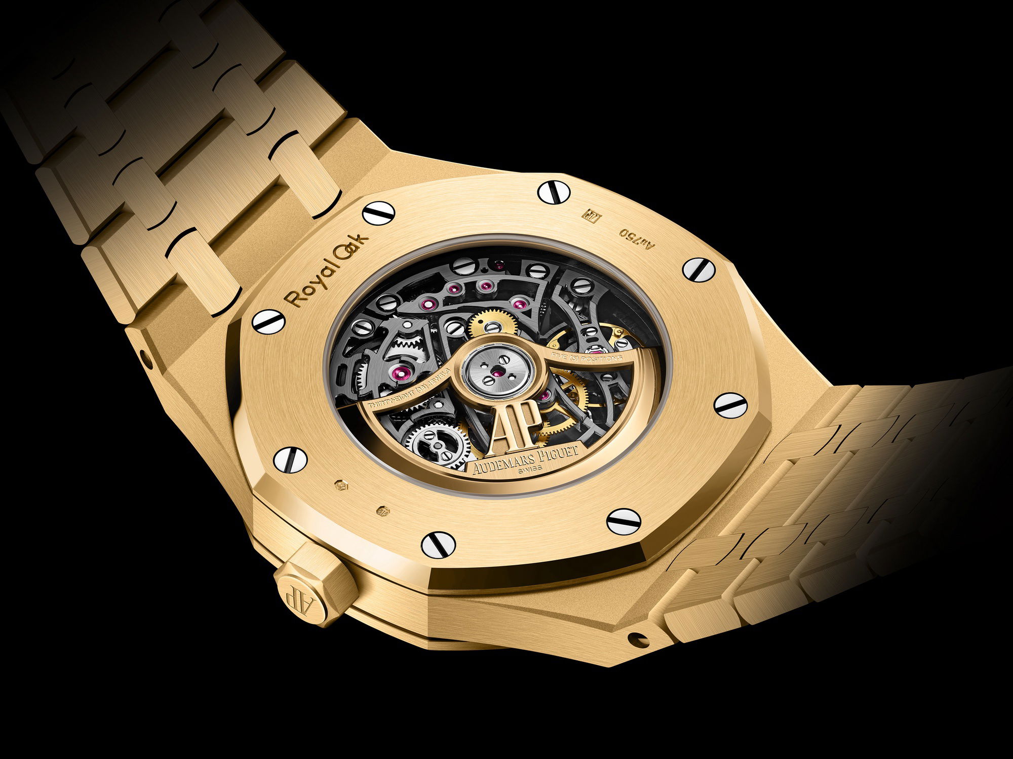 Audemars Piguet Royal Oak Double Balance Wheel Openworked 41 15407BA.OO.1220BA.01 Replica 2