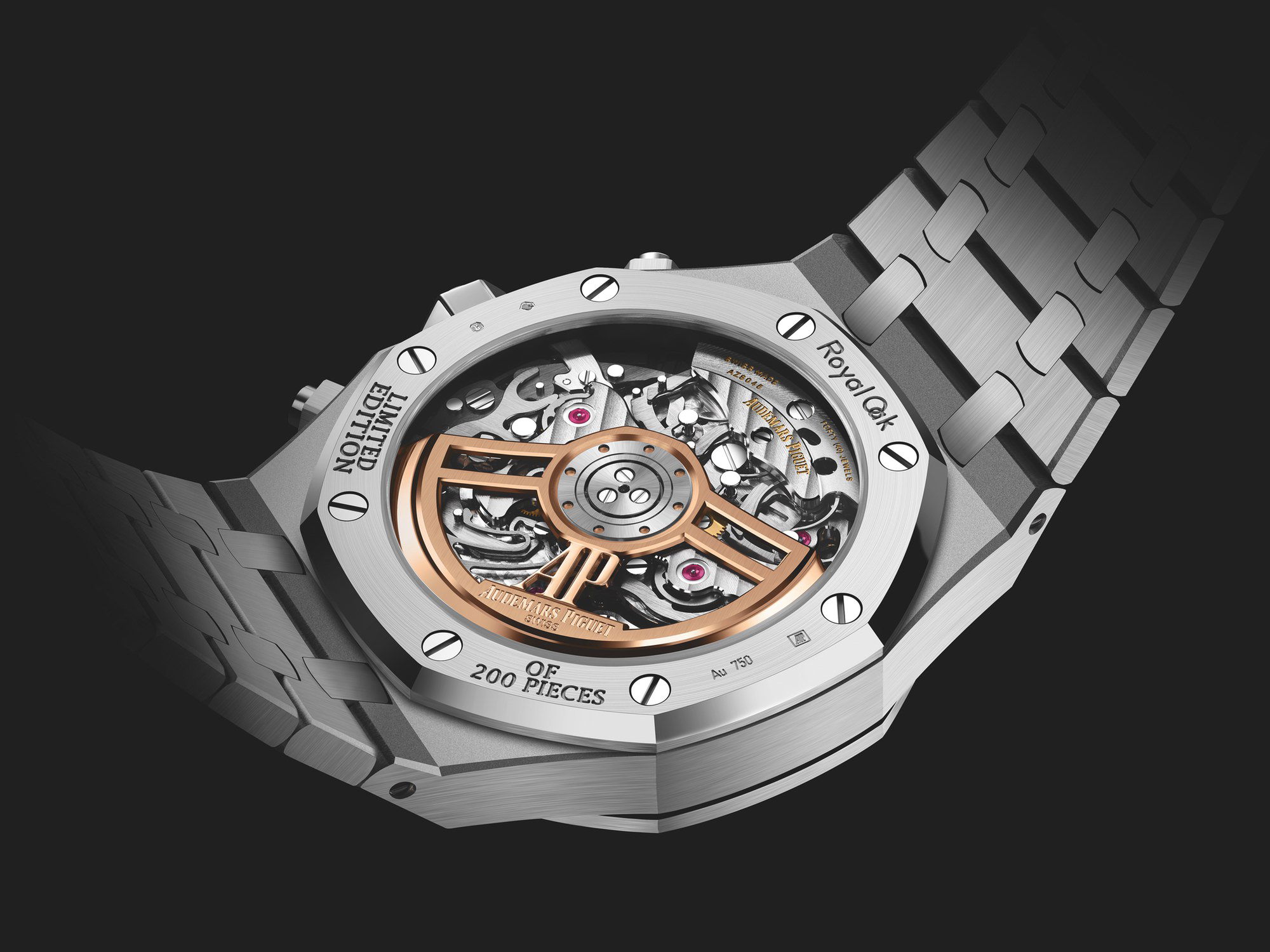 Audemars Piguet Royal Oak Frosted Gold Selfwinding Chronograph 26239BC.GG.1224BC.01 Replica 2