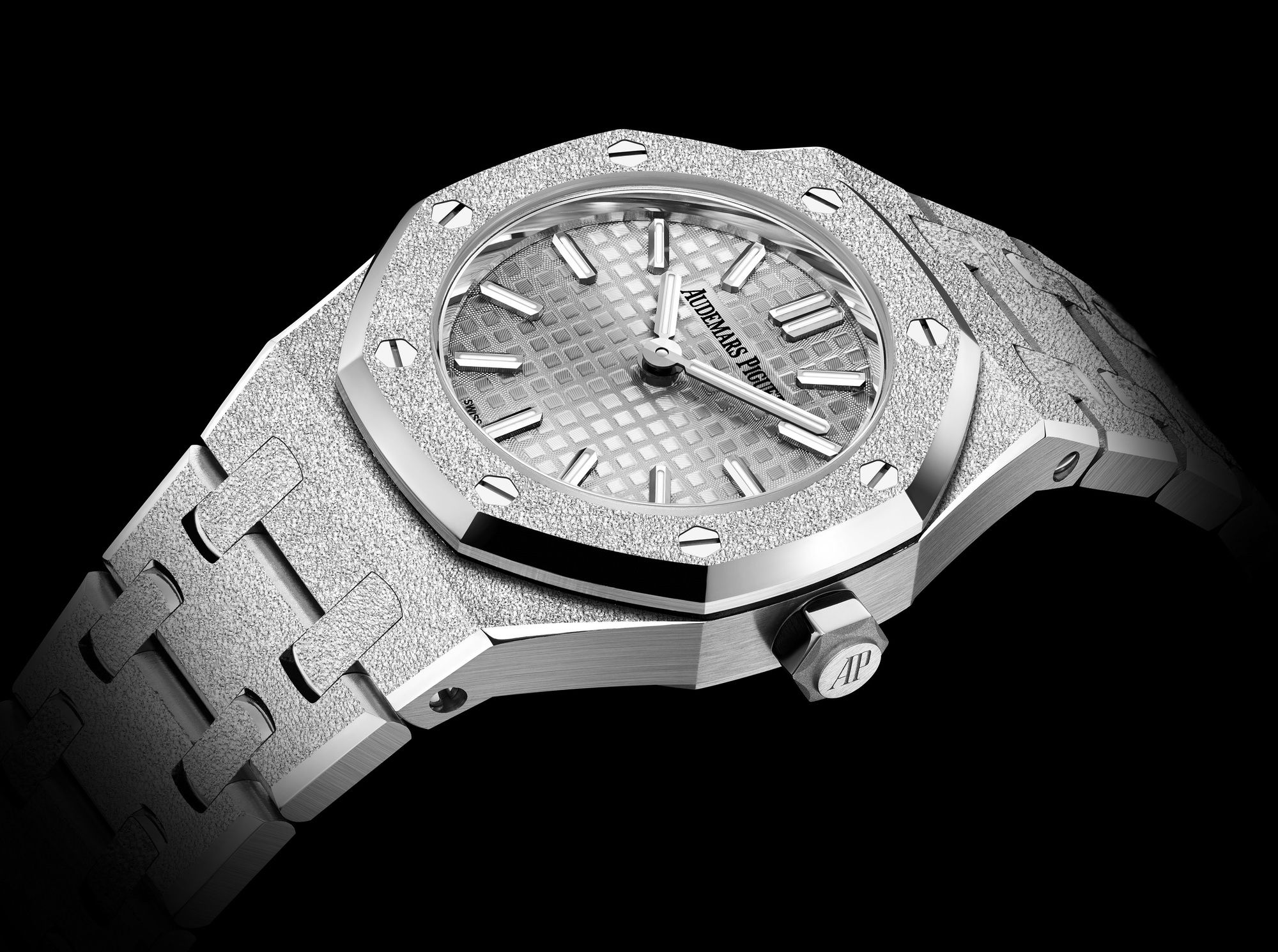 Audemars Piguet Royal Oak Mini Frosted Gold Quartz 23 67630BC.GG.1312BC.01 Replica 2
