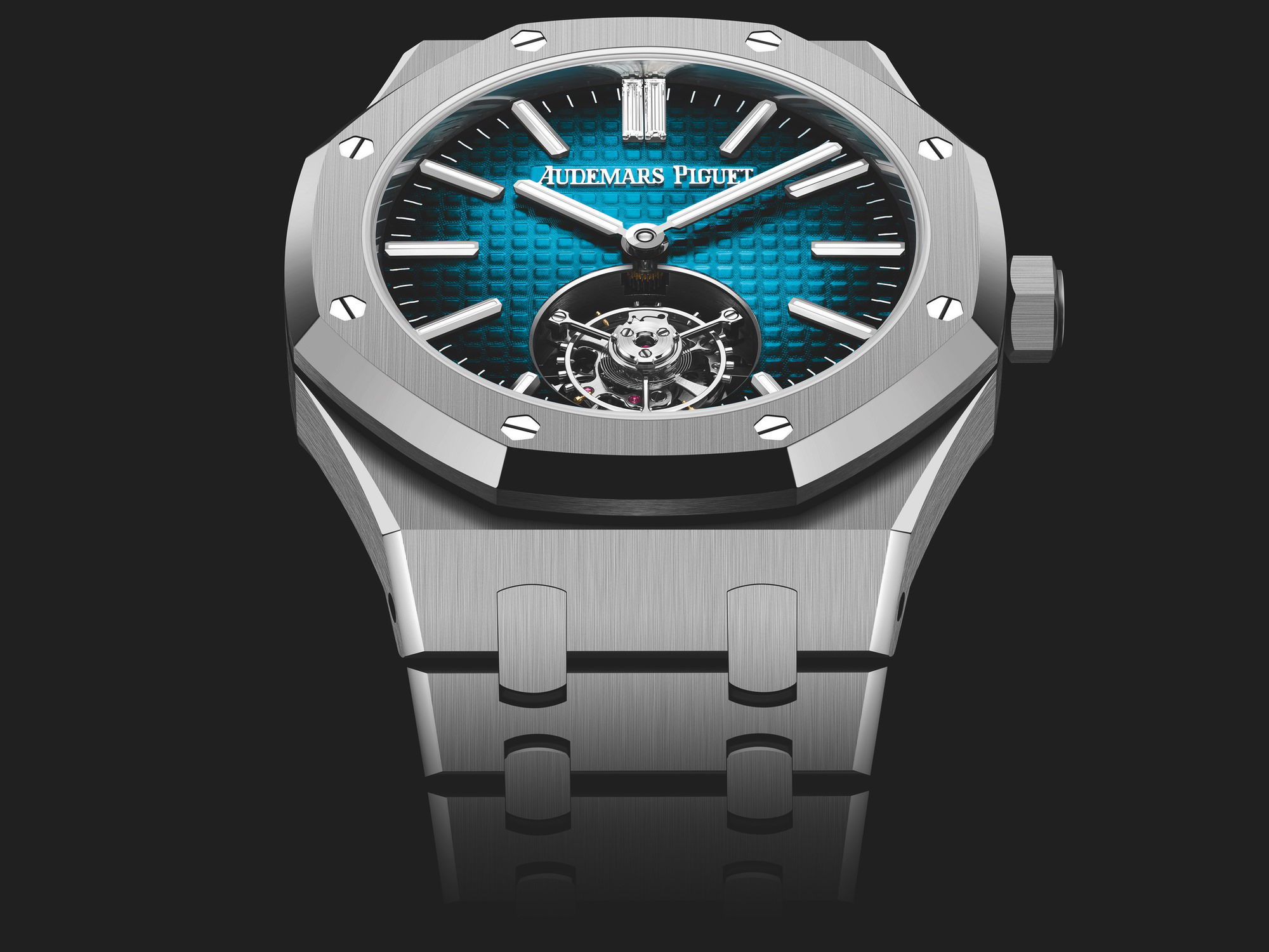 Audemars Piguet Royal Oak Offshore Selfwinding Flying Tourbillon 26730TI.OO.1320TI.04 Replica 2