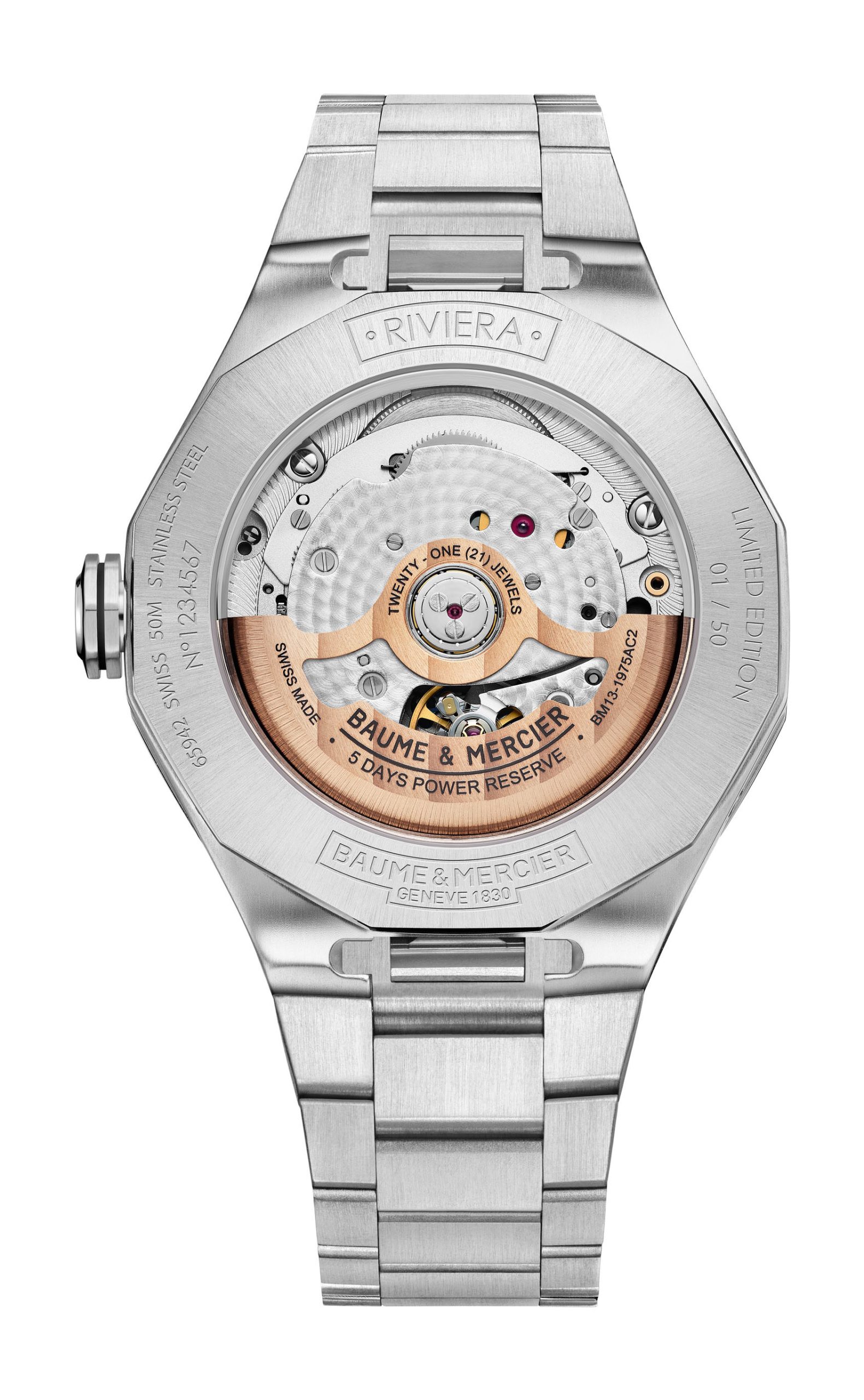 IMG_9085 Baume & Mercier Riviera Calendrier Perpetuel 10786 Replica 2