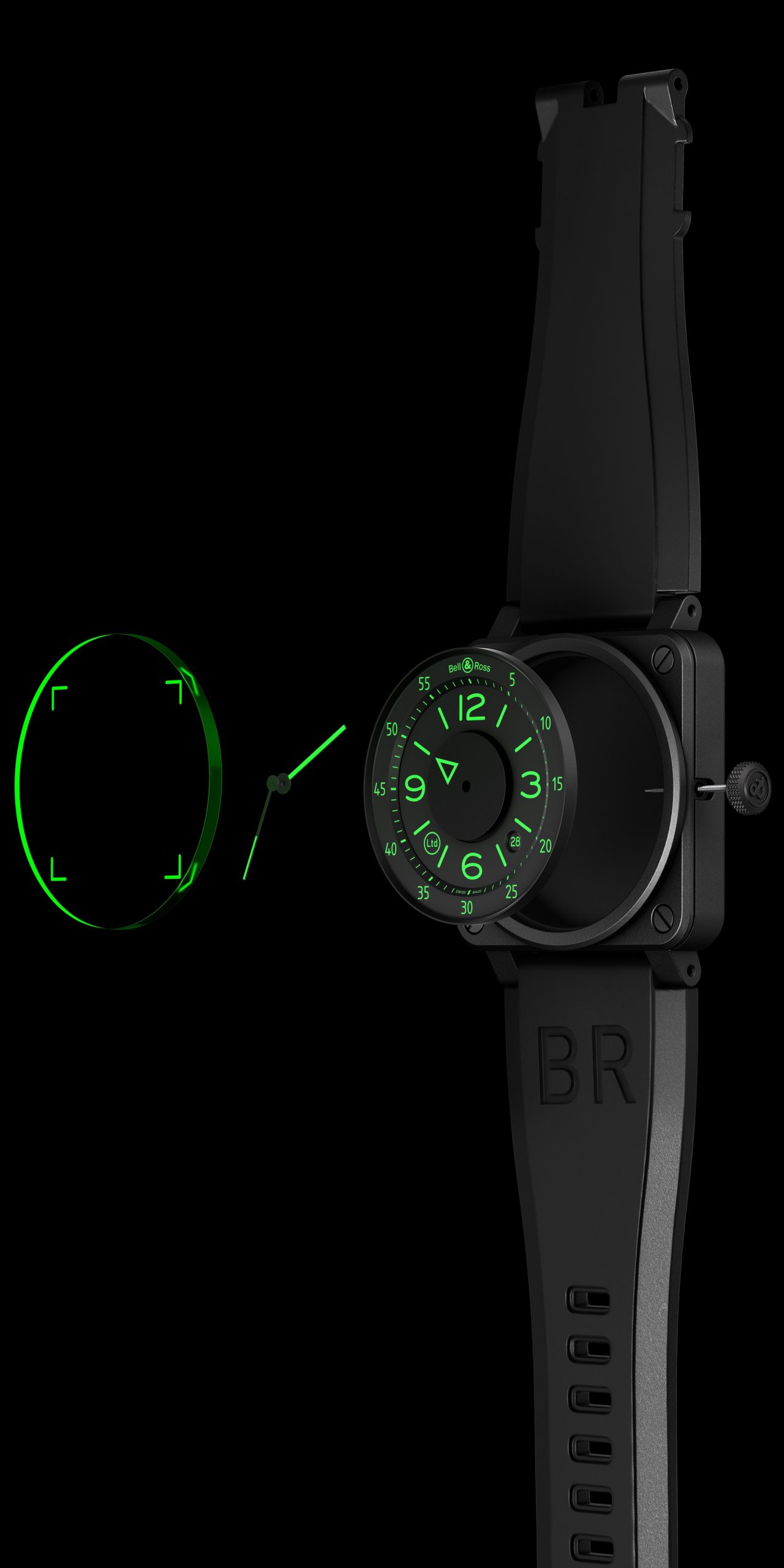 IMG_9085 Bell & Ross BR 03-92 HUD BR0392-HUD-CE/SRB Replica 2