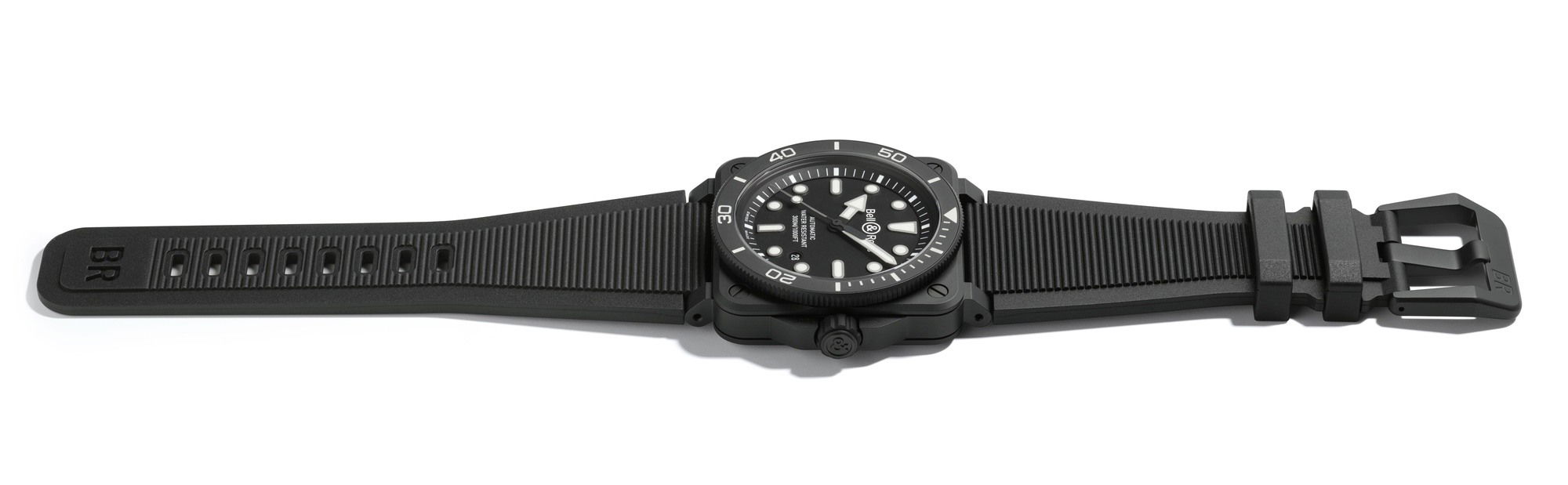 IMG_9085 Bell & Ross BR 03 Diver Black Matte Ceramic BR03A-D-BL-CE/SRB Replica 2