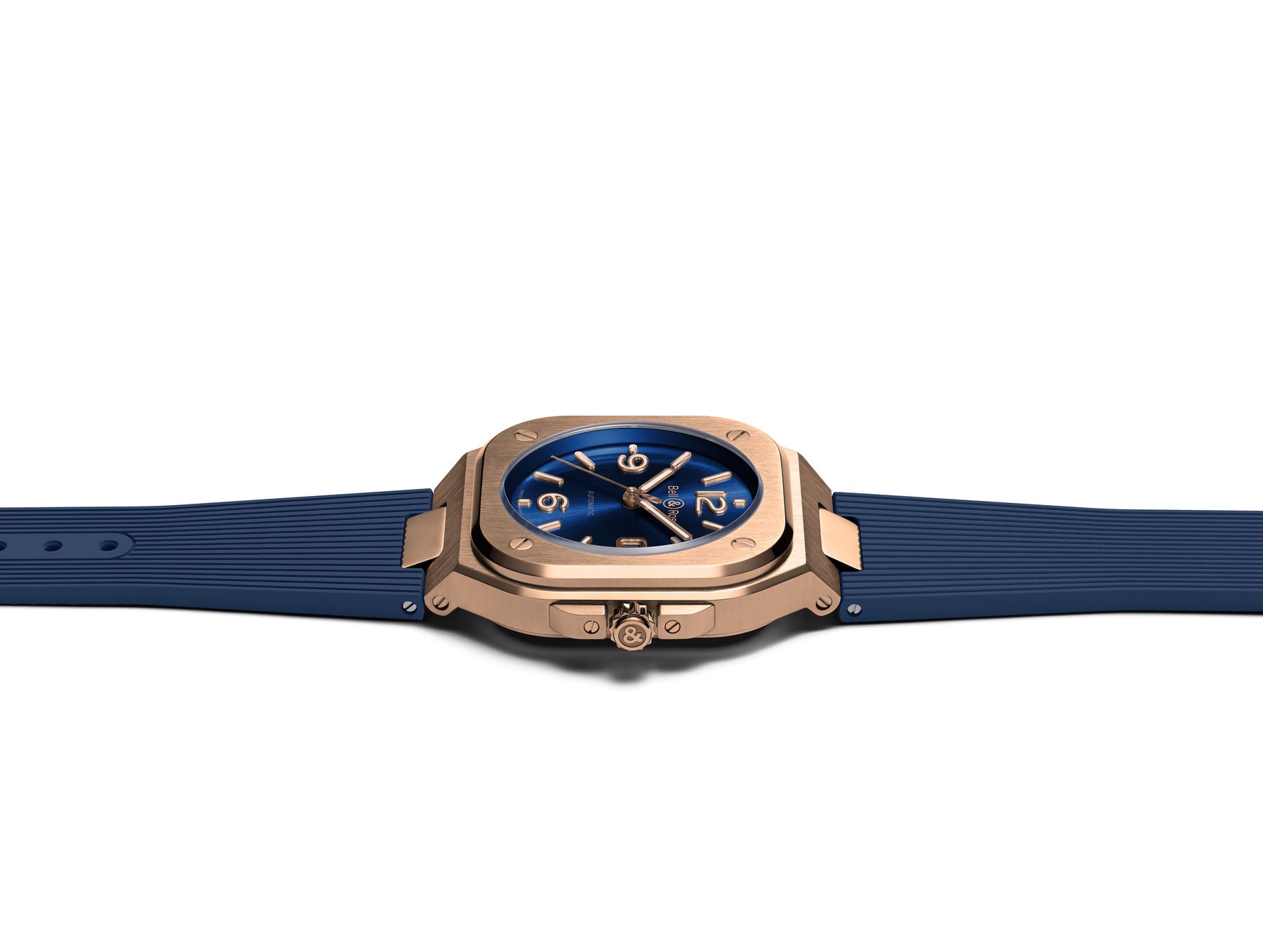 IMG_9085 Bell & Ross BR 05 Blue Gold BR05A-BLU-PG/SRB Replica 2