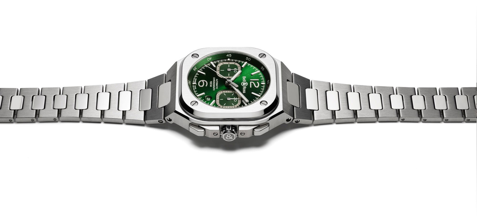 IMG_9085 Bell & Ross BR 05 Chrono Green Steel BR05C-GN-ST/SST Replica 2