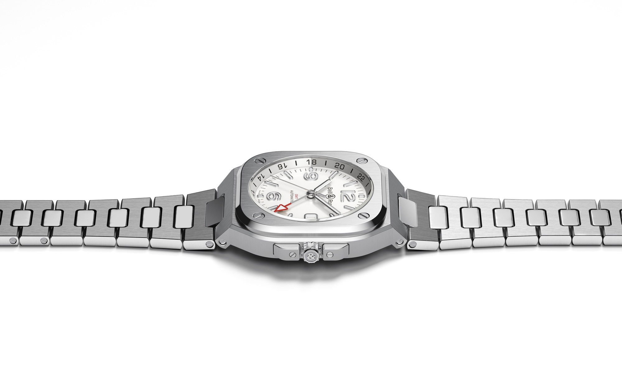 Bell & Ross BR 05 GMT White BR05G-SI-ST/SST Replica 2