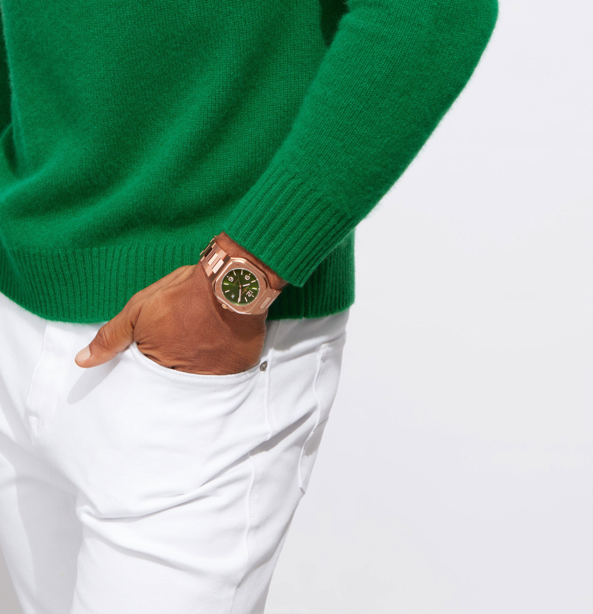 IMG_9085 Bell & Ross BR 05 Green Gold BR05A-GN-PG/SPG Replica 2