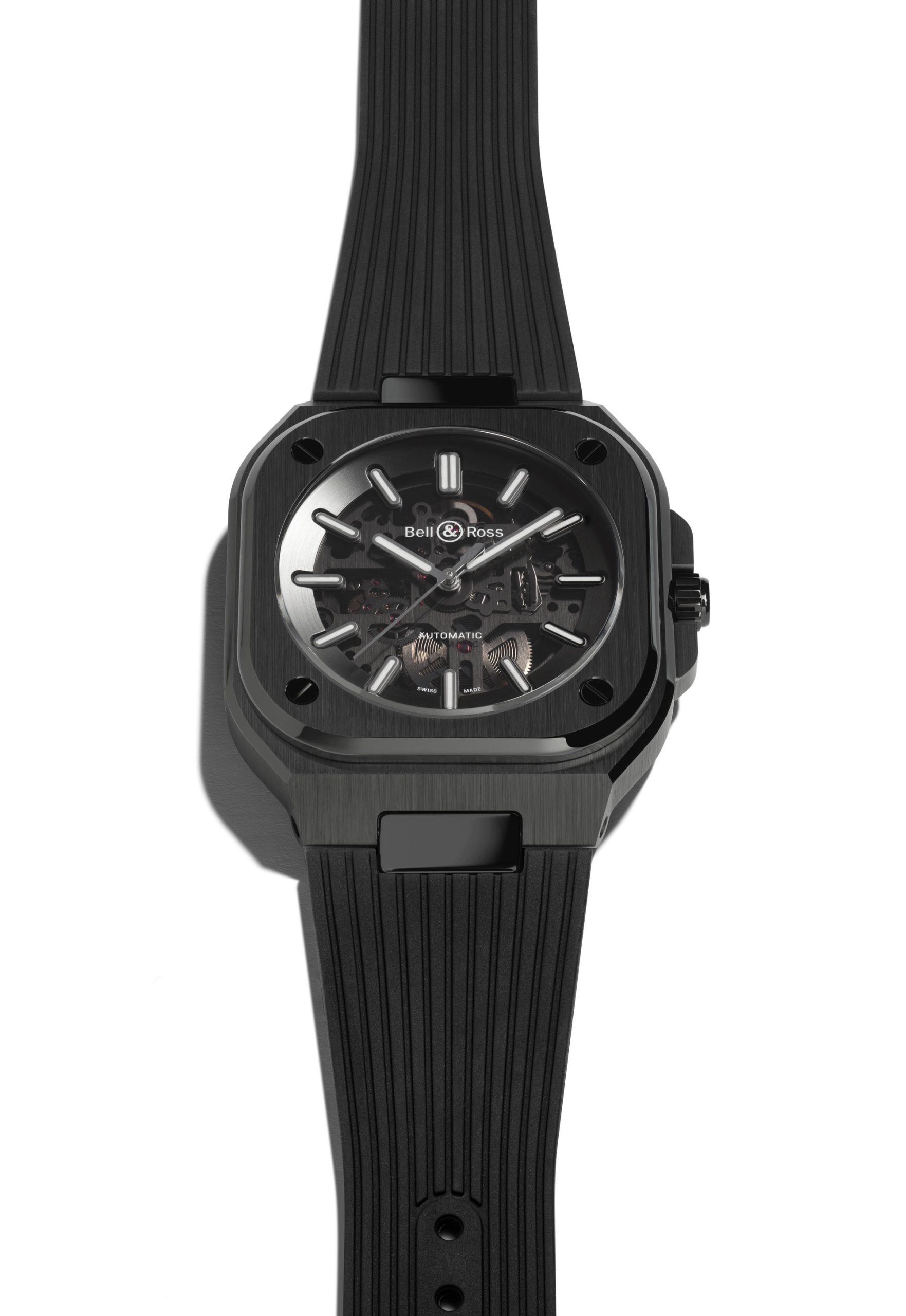 IMG_9085 Bell & Ross BR 05 Skeleton Black Ceramic BR05A-BL-SK-CE/SRB Replica 2