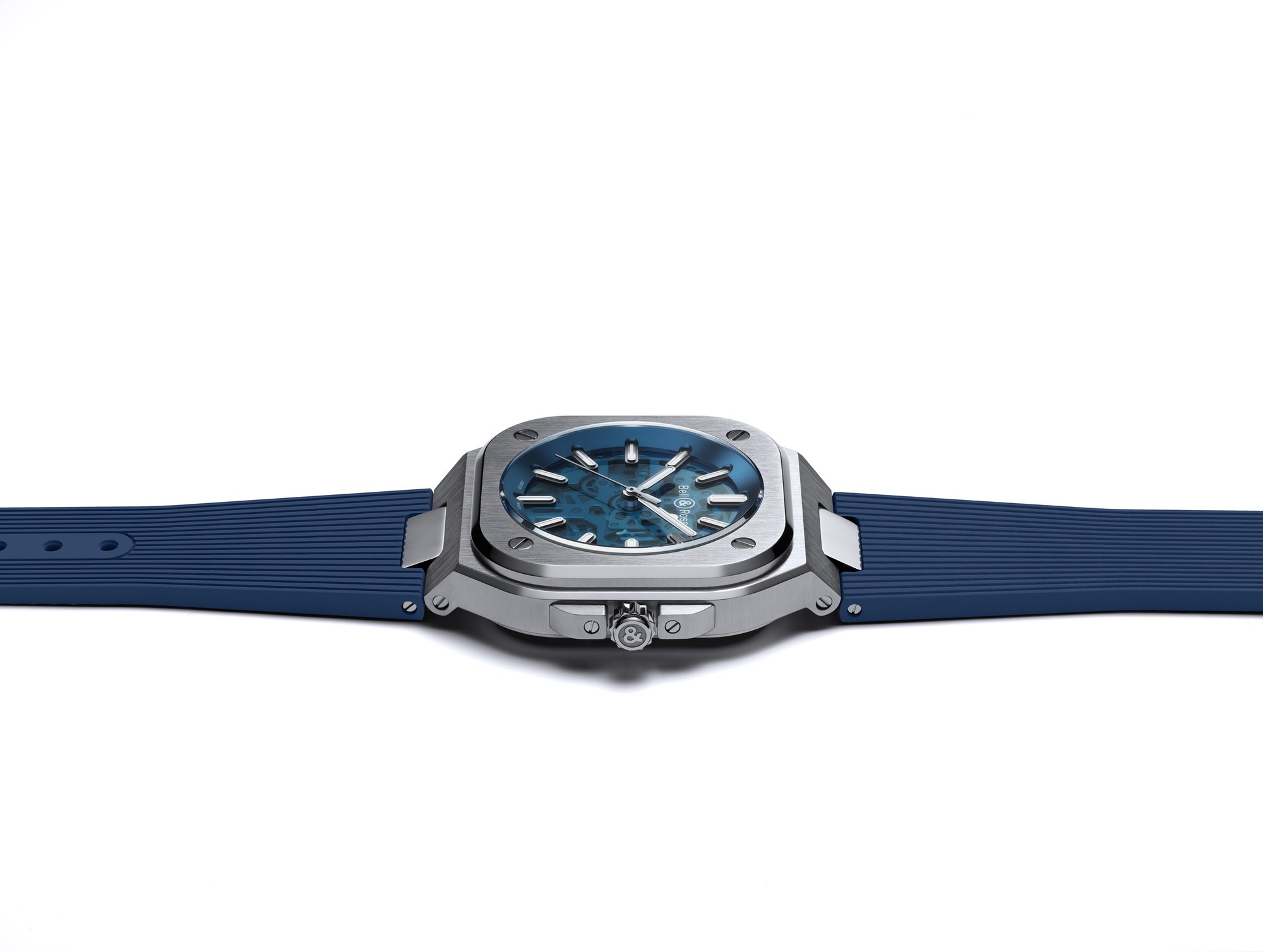 Bell & Ross BR 05 SKELETON BLUE BR05A-BLU-SKST/SRB Replica 2