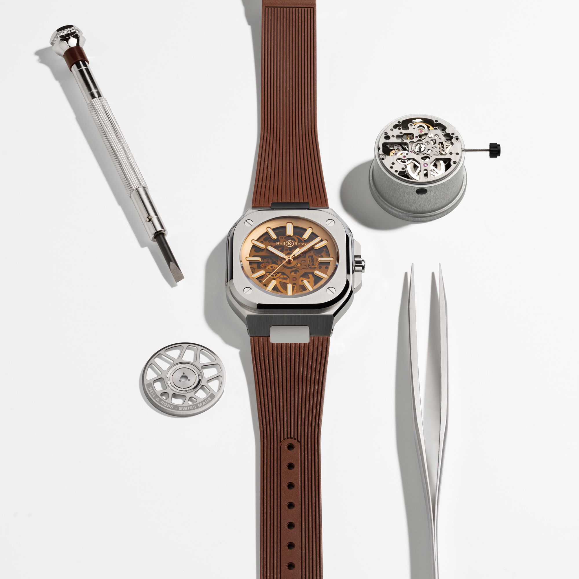 IMG_9085 Bell & Ross BR 05 Skeleton Gold BR05A-CH-SKST/SRB Replica 2