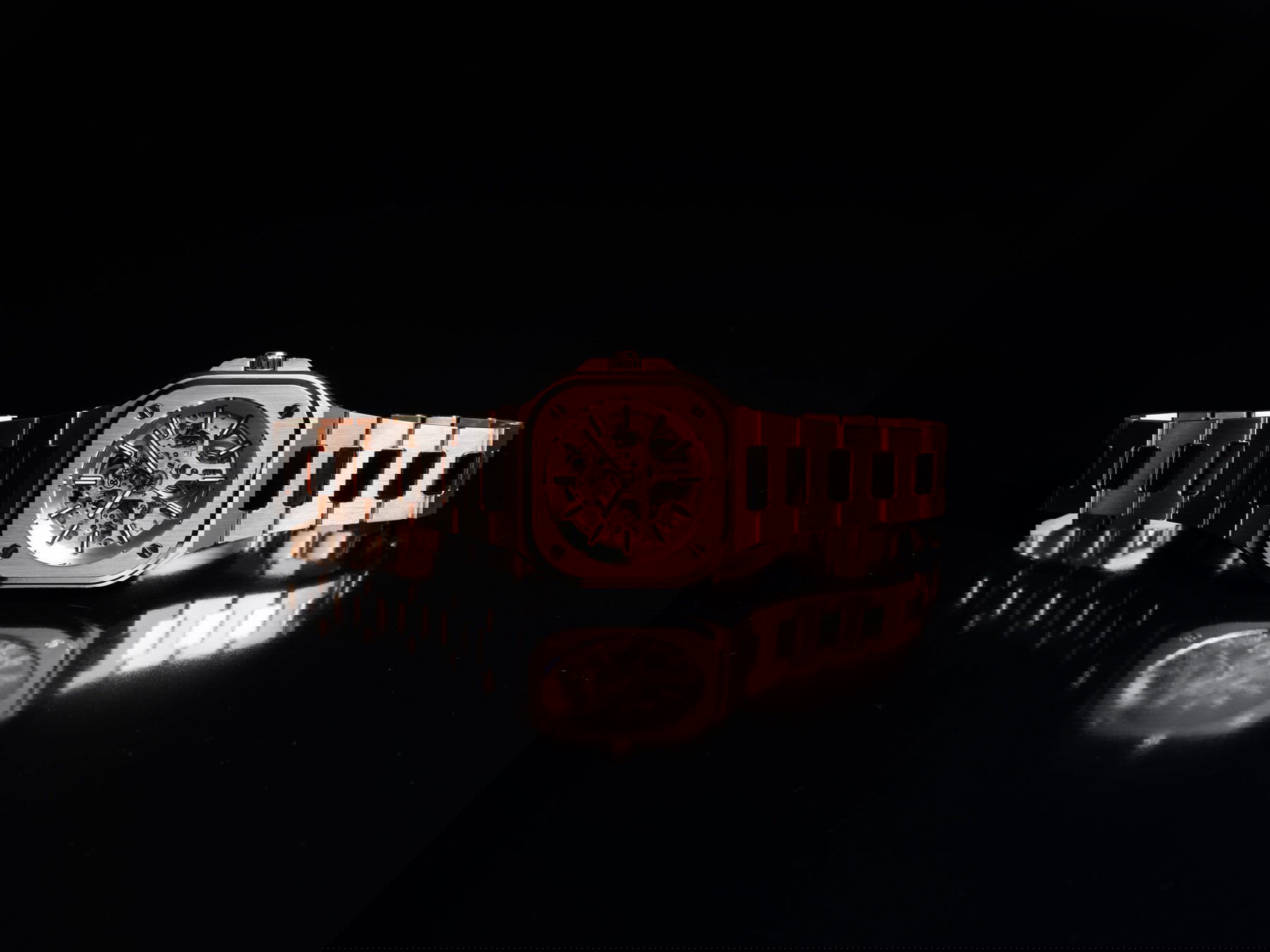 IMG_9085 Bell & Ross BR 05 Skeleton Gold BR05A-PG-SK-PG Replica 2