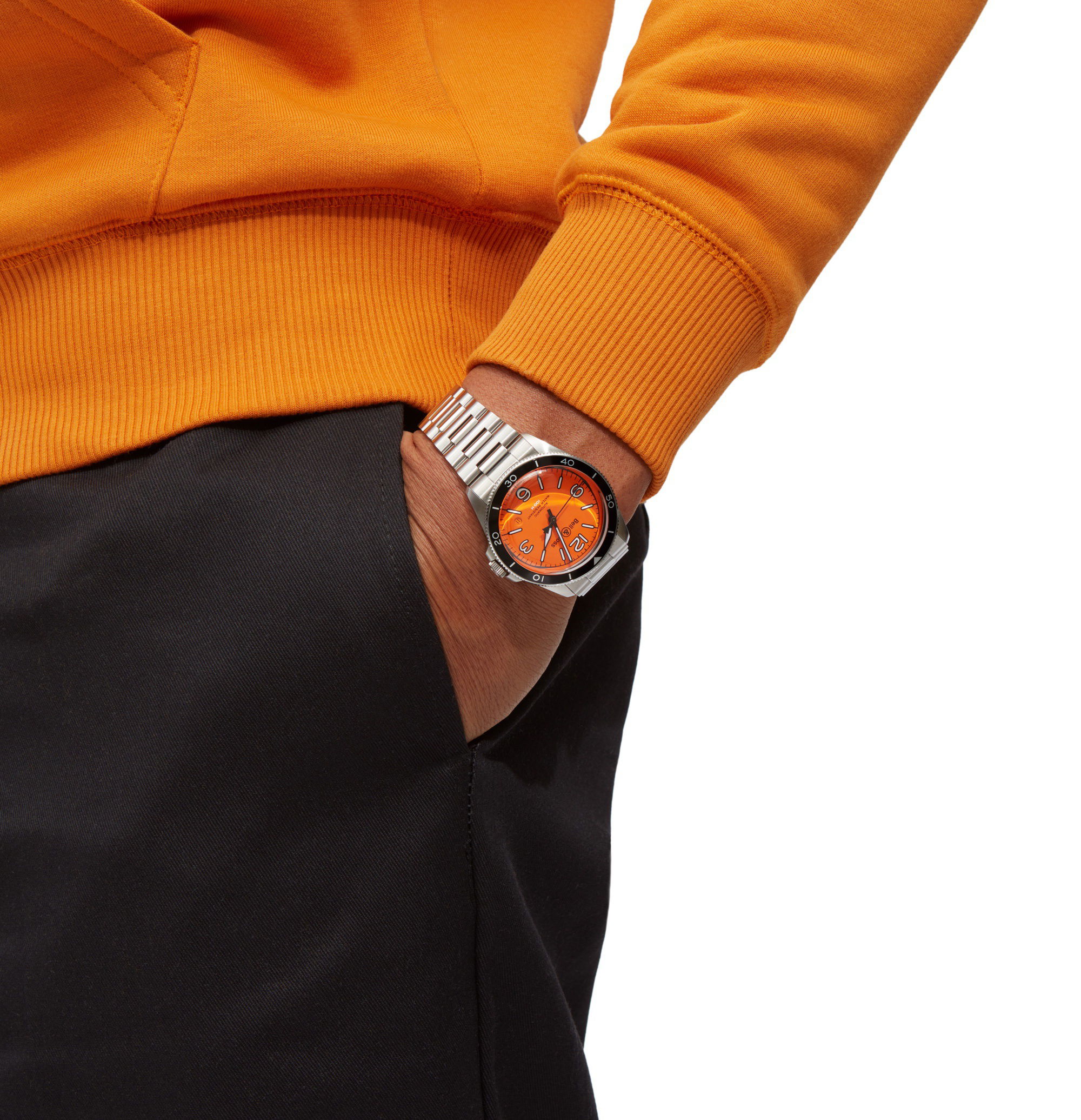 Bell & Ross BR V2-92 ORANGE BRV292-O-ST/SST Replica 2