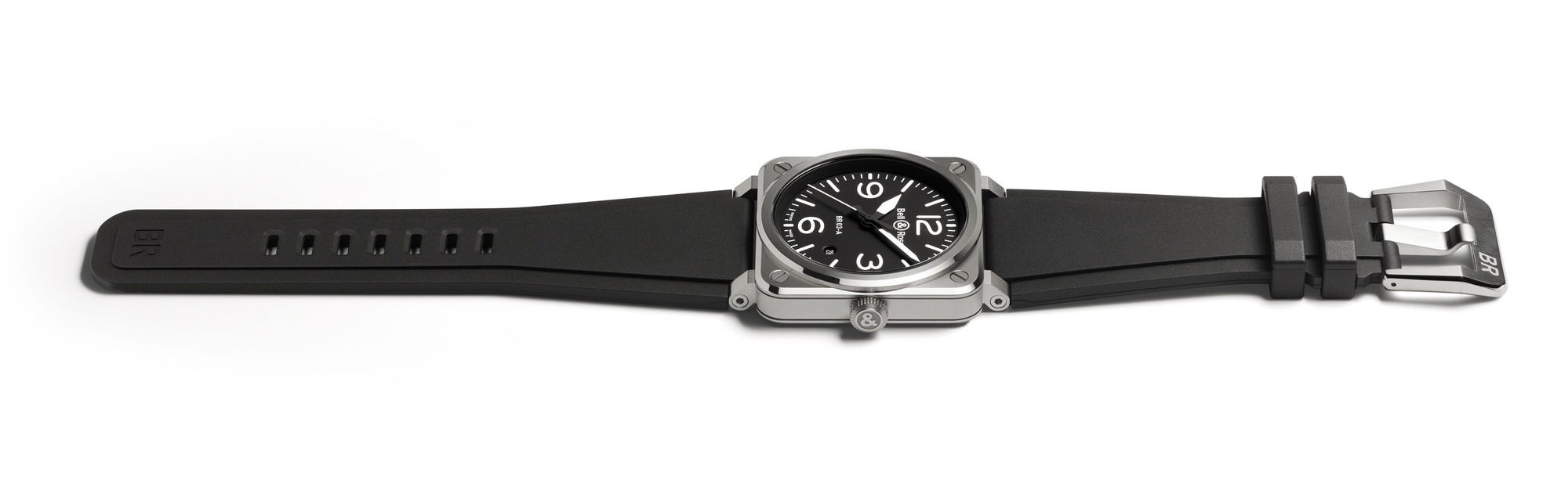 Bell & Ross BR 03 Black Steel BR03A-BL-ST/SRB Replica 2