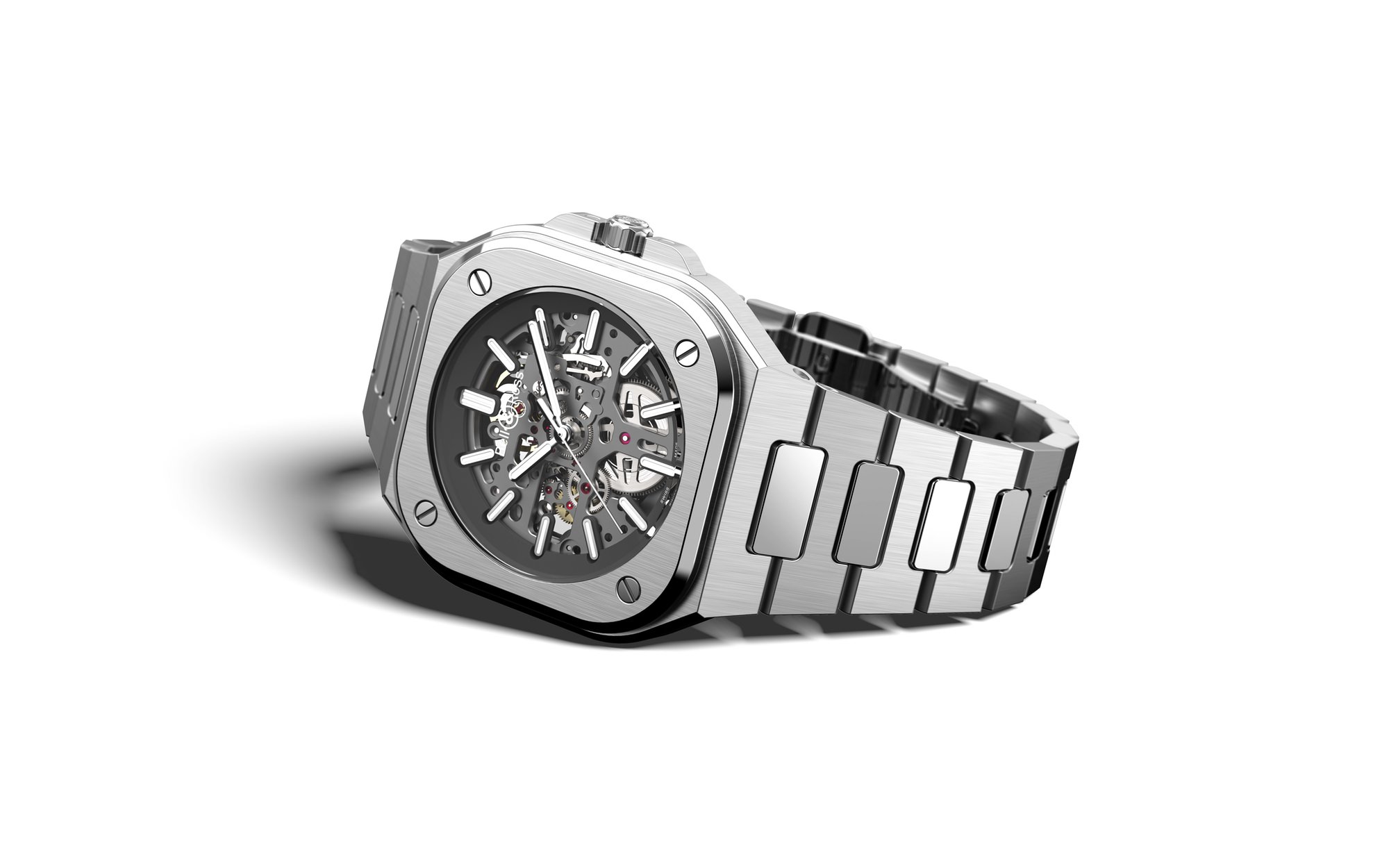 Bell & Ross BR 05 Skeleton Gray BR05A-GR-SKST/SST Replica 2