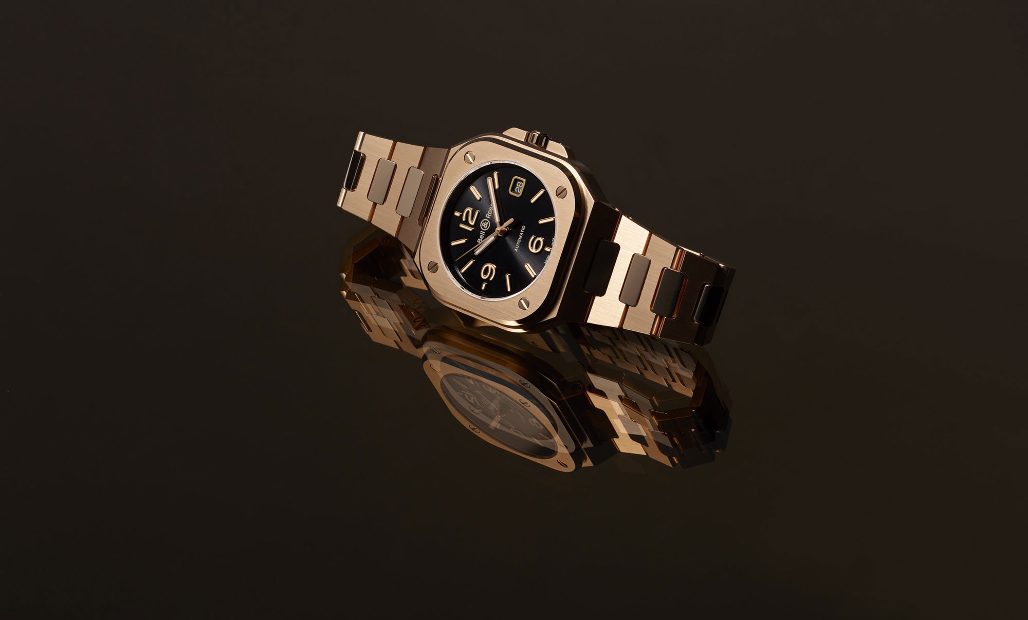 IMG_9085 Bell & Ross BR 05 Gold BR05A-BL-PG/SPG Replica 2