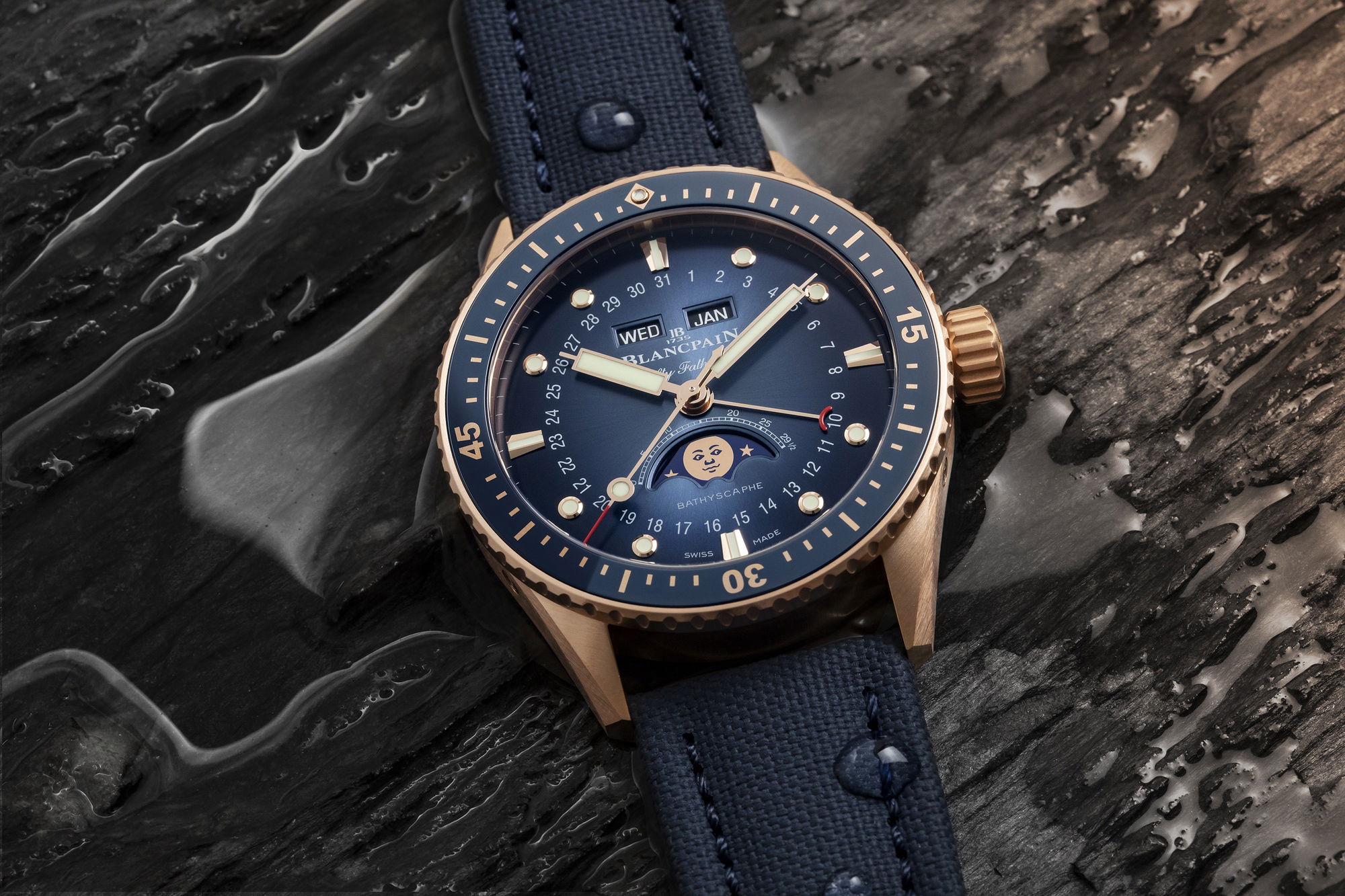 IMG_9085 Blancpain Fifty Fathoms Bathyscaphe Quantime Complet 5054-3640-76S Replica 2