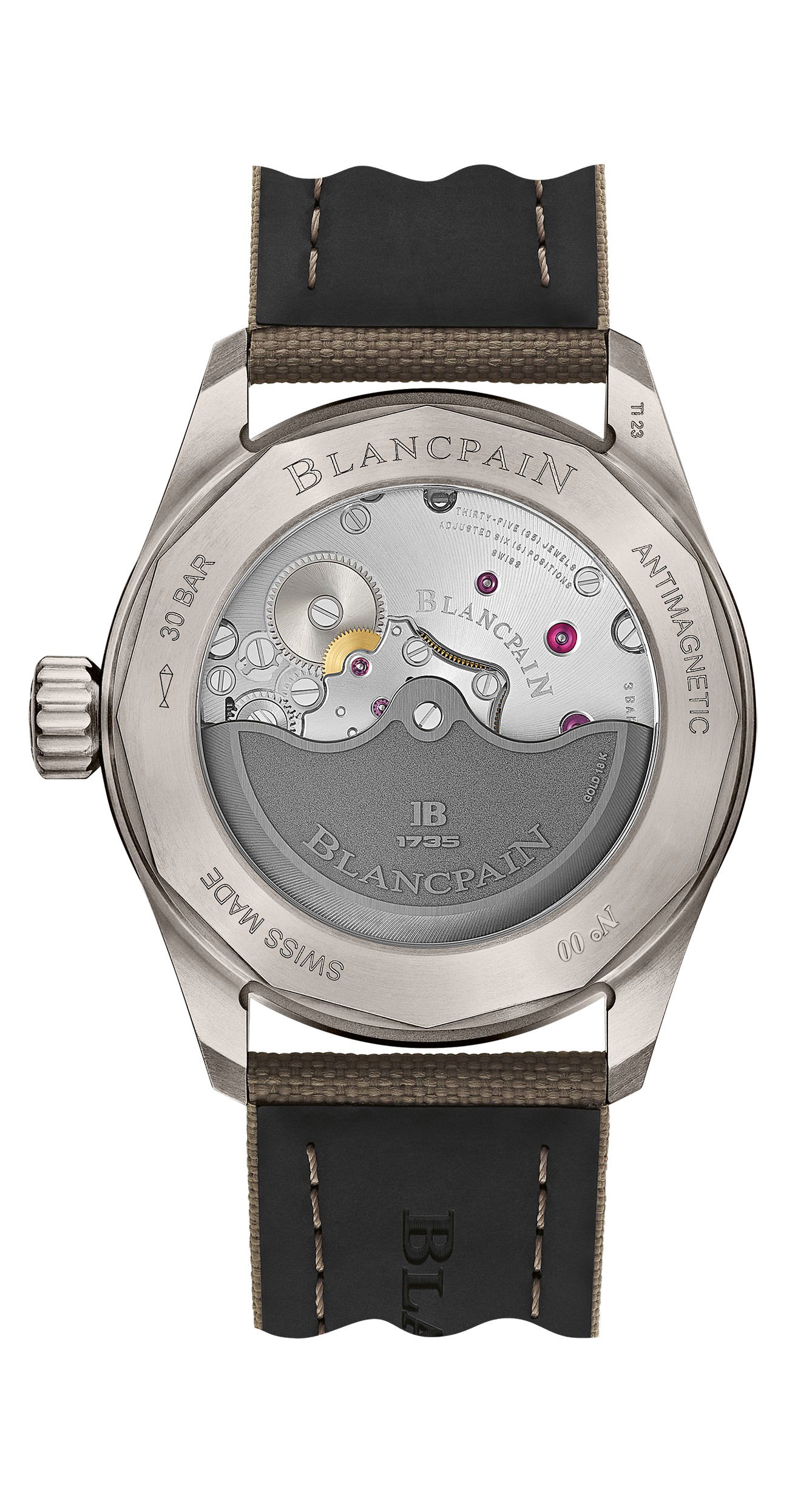 Blancpain Fifty Fathoms Bathyscaphe Titanium 5000-1210-G52A Replica 2