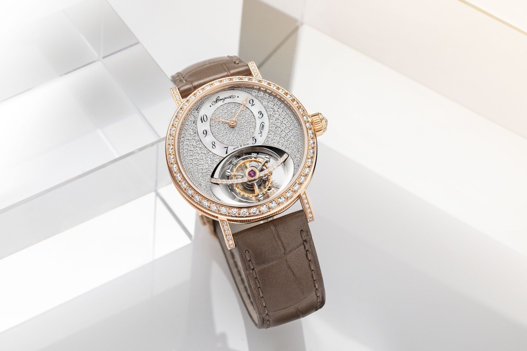 IMG_9085 Breguet Classique Tourbillon 3358 Stunning Sight 3358BR/8D/986 D0 Replica 2