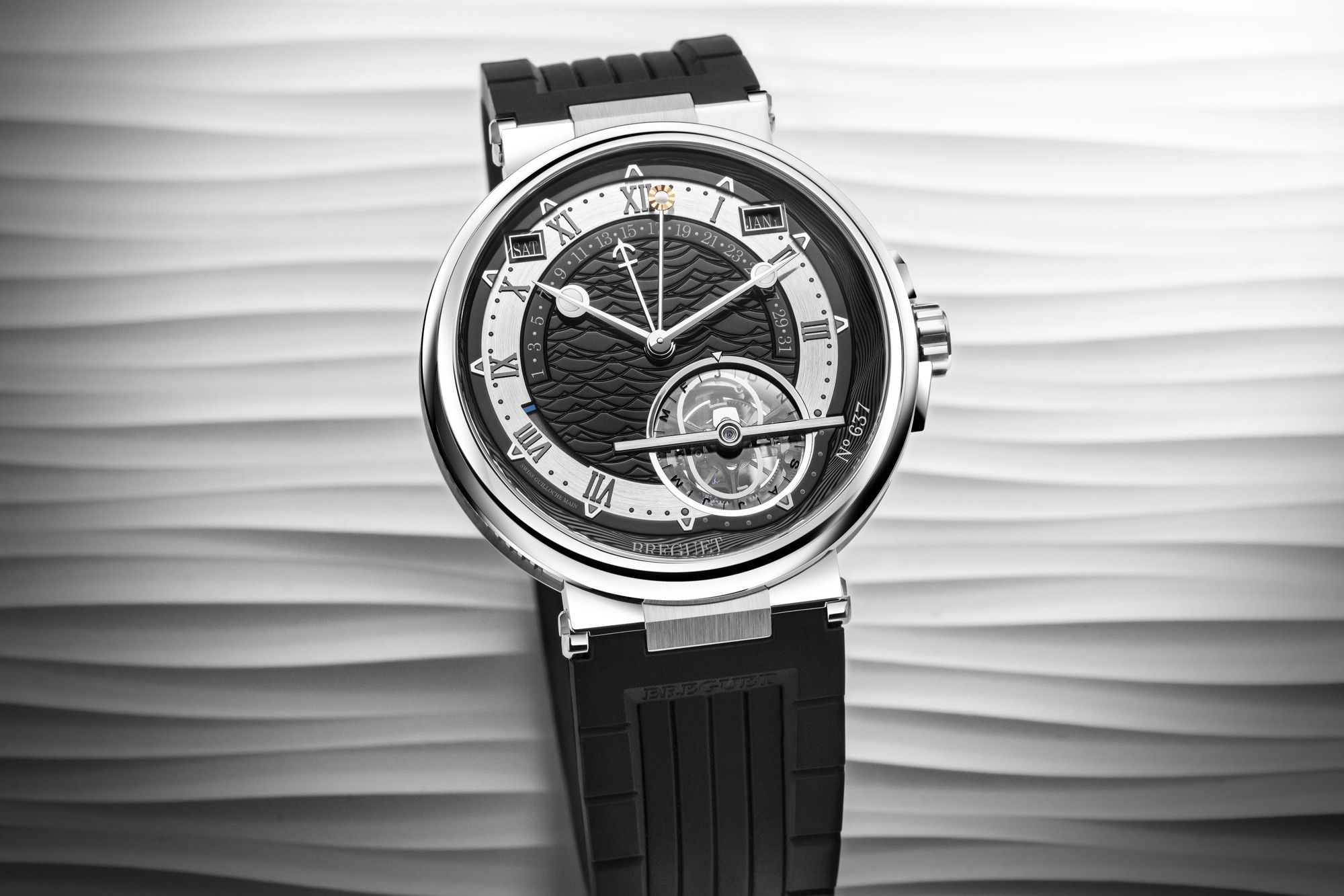 IMG_9085 Breguet Marine Tourbillon Equation Marchante 5887 5887PT/92/5WV Replica 2