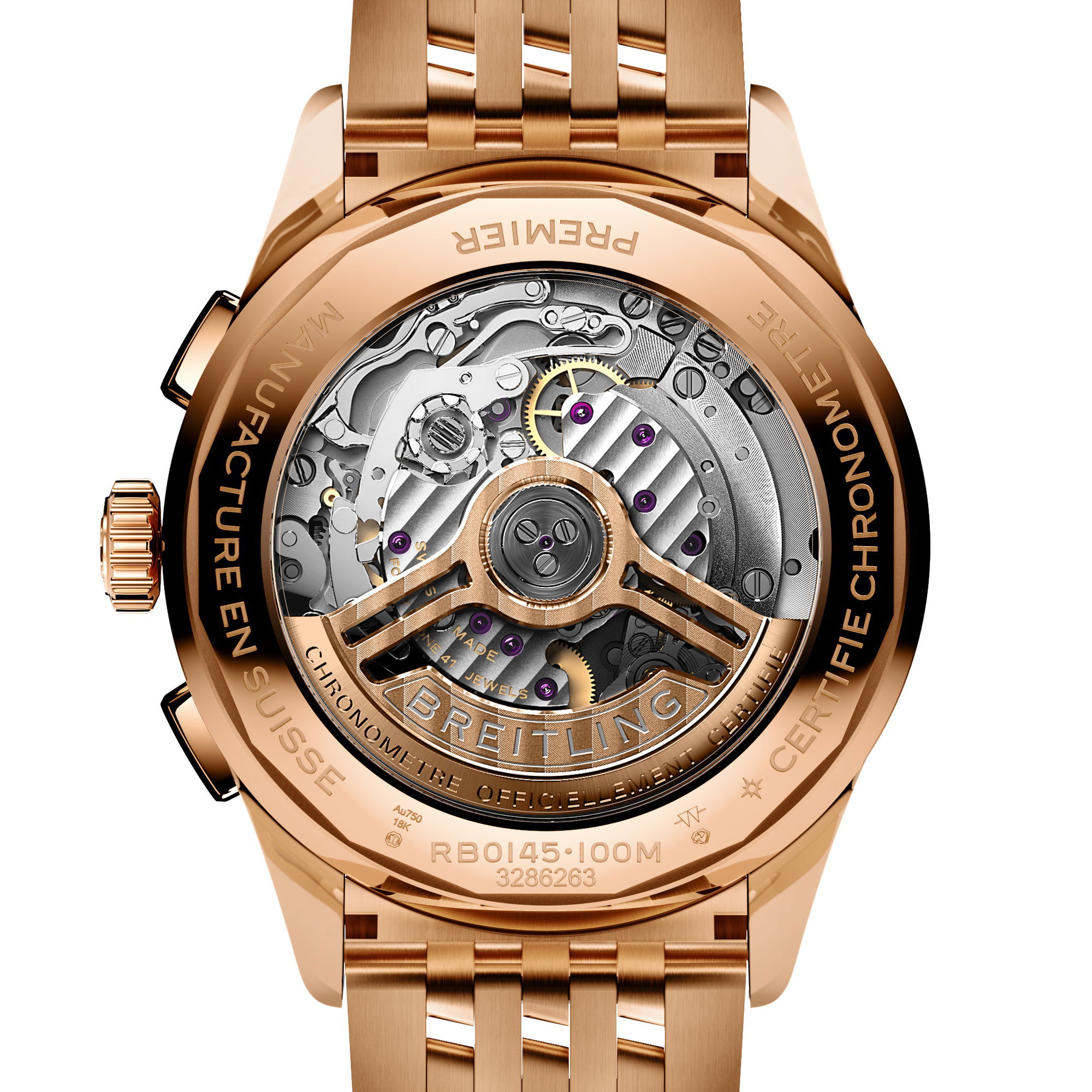 Breitling Premier B01 Chronograph 42 RB0145371G1R1 Replica 2