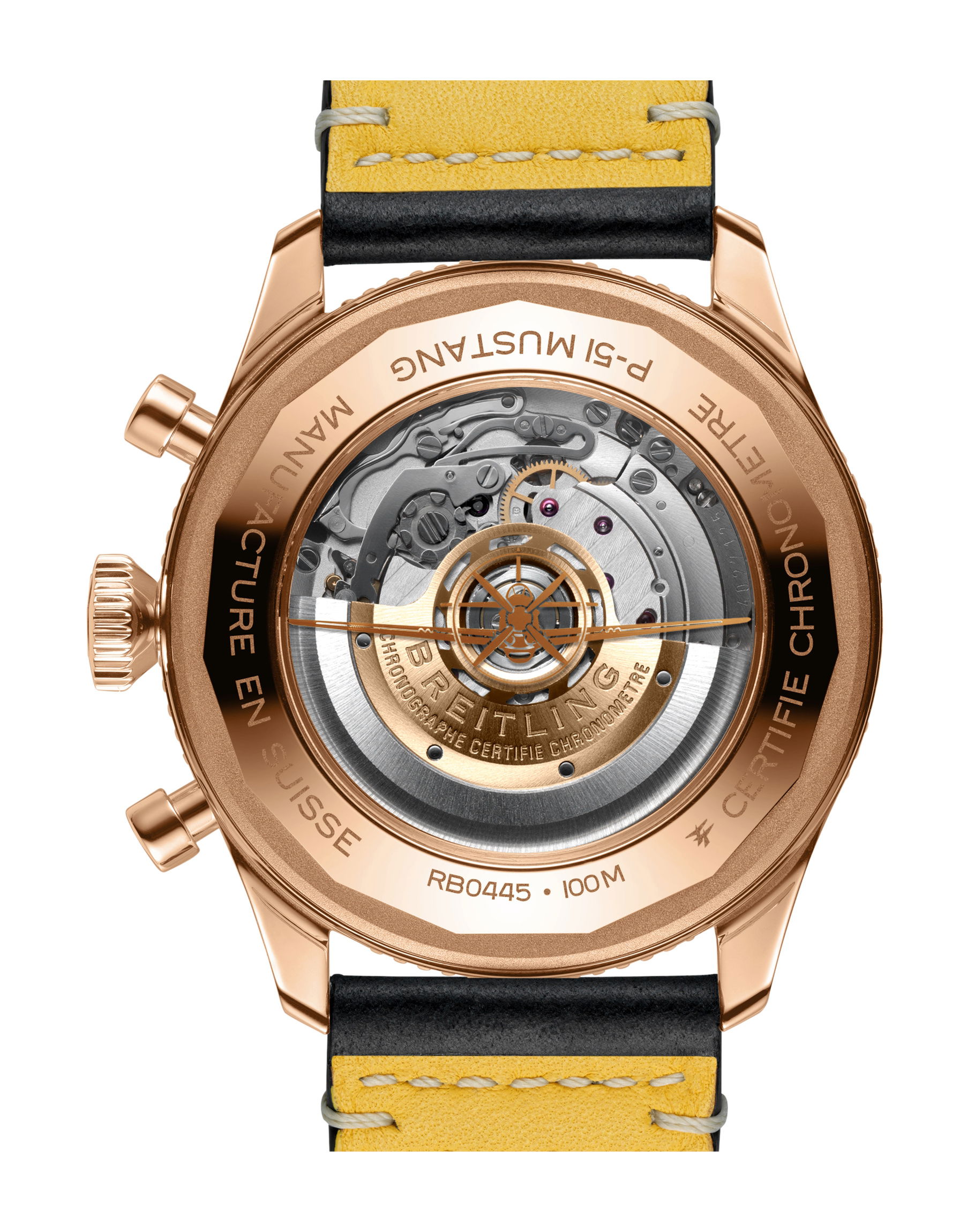 IMG_9085 Breitling Super AVI B04 Chronograph GMT 46 P-51 Mustang RB04451A1B1X1 Replica 2