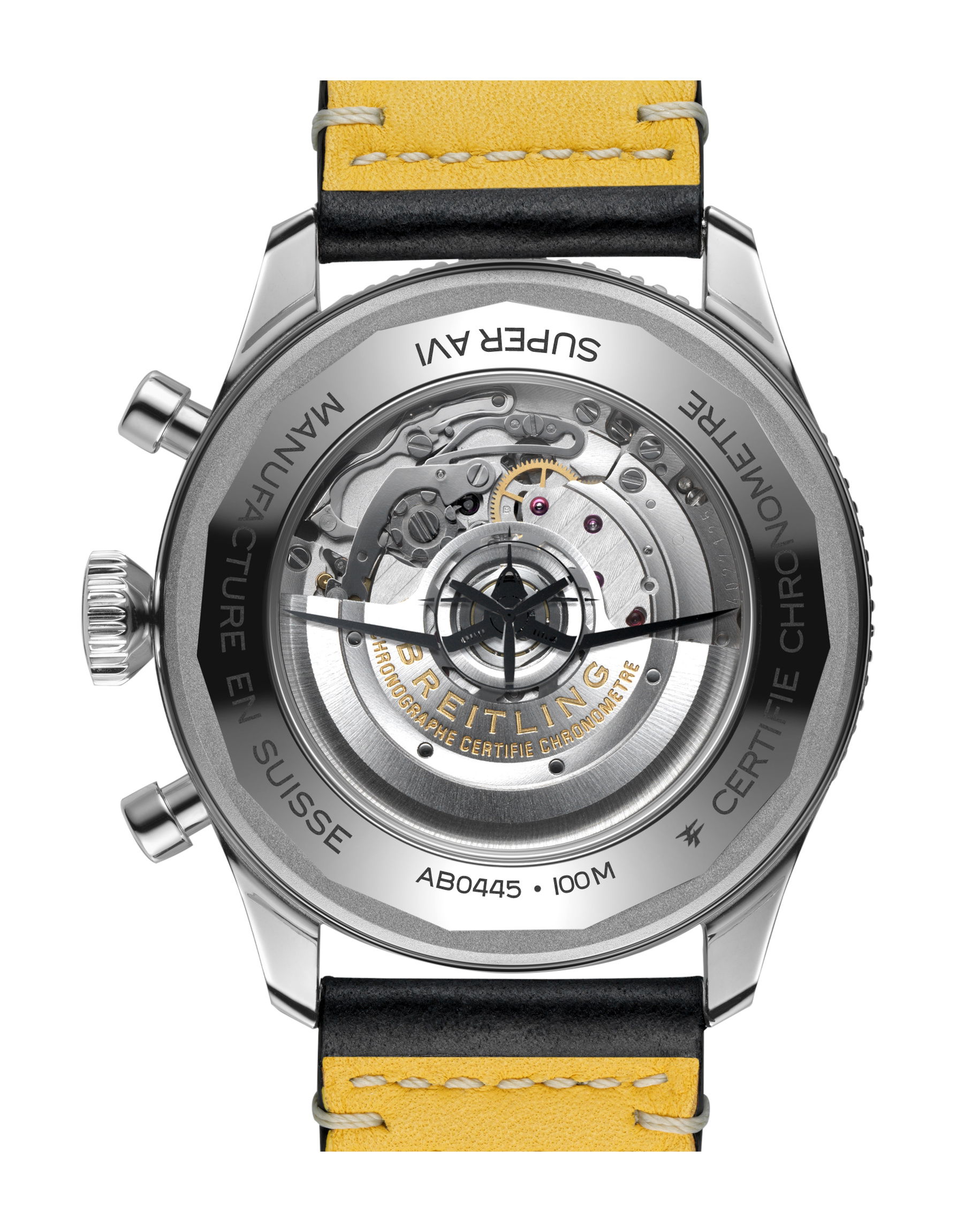 IMG_9085 Breitling Super AVI B04 Chronograph GMT 46 Tribute to Vought F4U Corsair AB04451A1C1X1 Replica 2