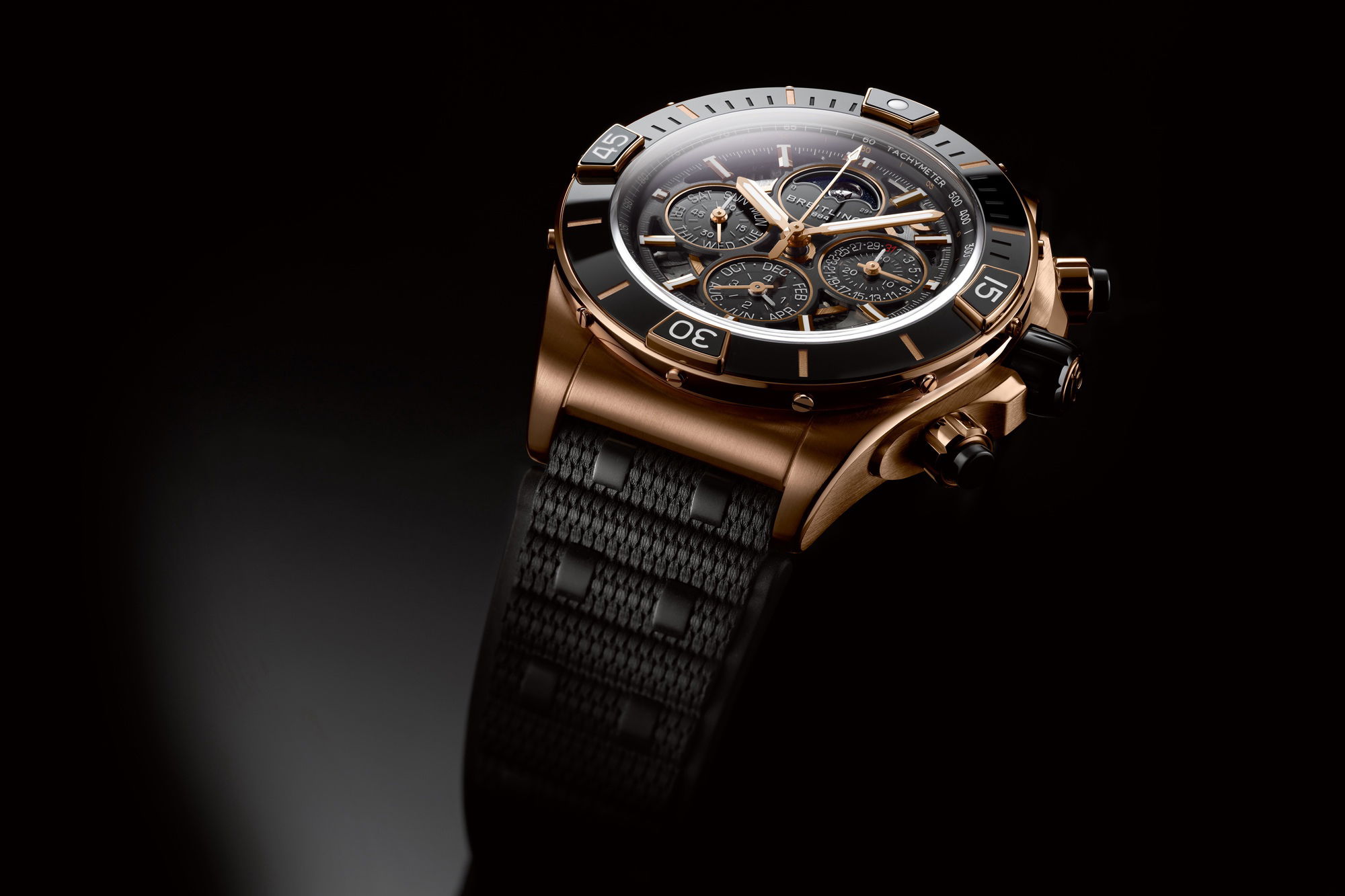 IMG_9085 Breitling Super Chronomat B19 44 Perpetual Calendar 140th Anniversary RB19301A1G1S1 Replica 2