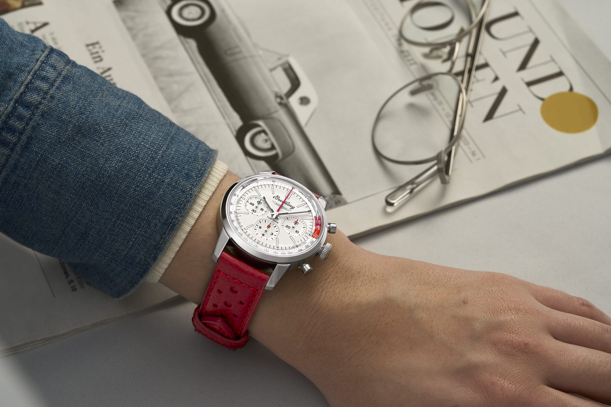 IMG_9085 Breitling Top Time B01 Ford Thunderbird AB01766A1A1X1 Replica 2