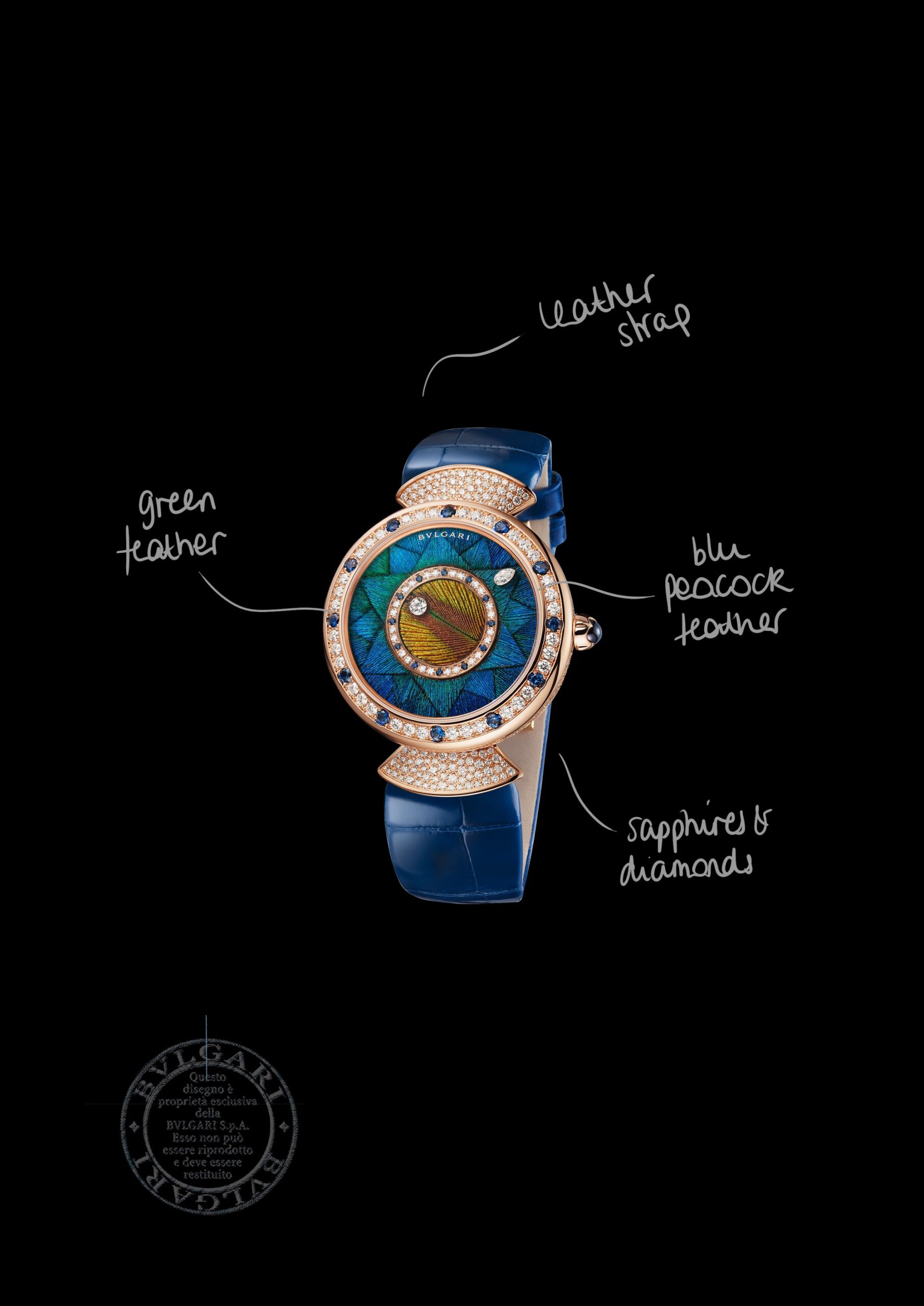 Bvlgari Divas’ Dream Peacock Dischi 103473 Replica 2