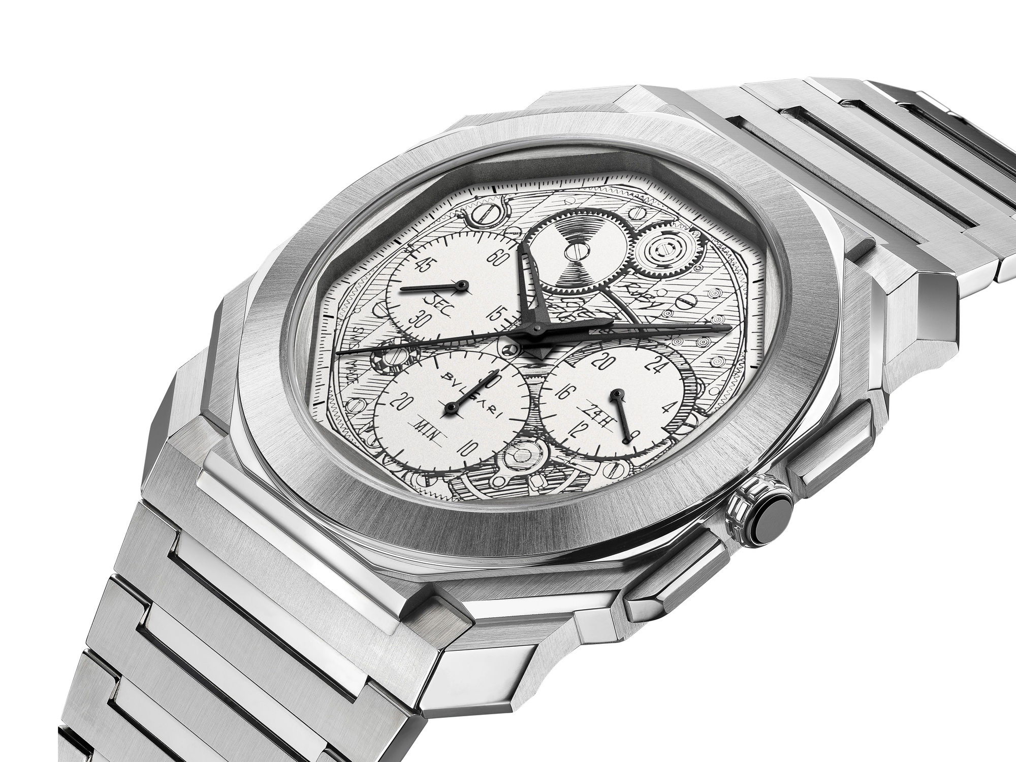 IMG_9085 Bvlgari Octo Finissimo Chronograph GMT BVL 318 Sketch 104192 Replica 2