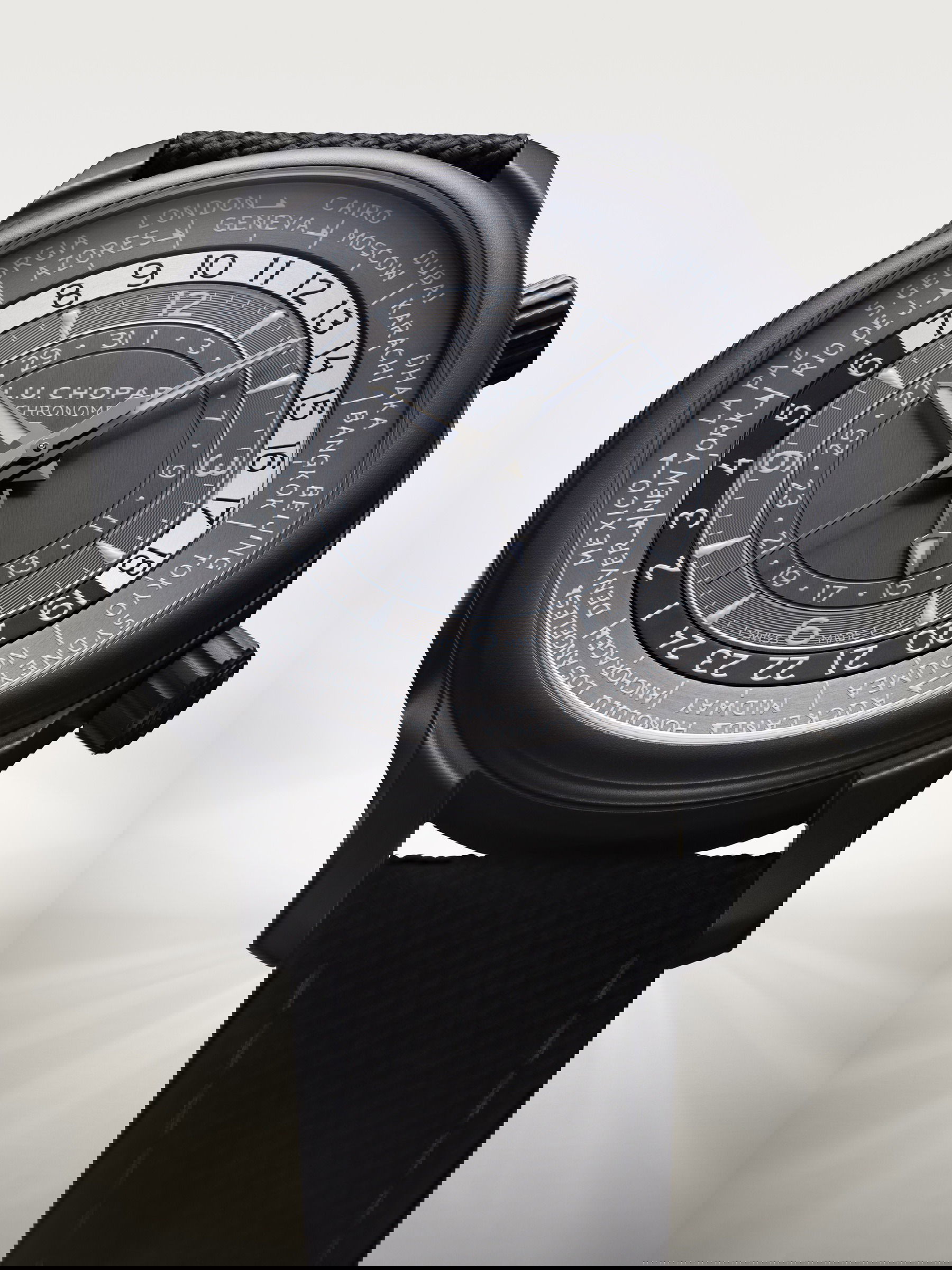 Chopard L.U.C Time Traveler One Black 168574-3008 Replica 2