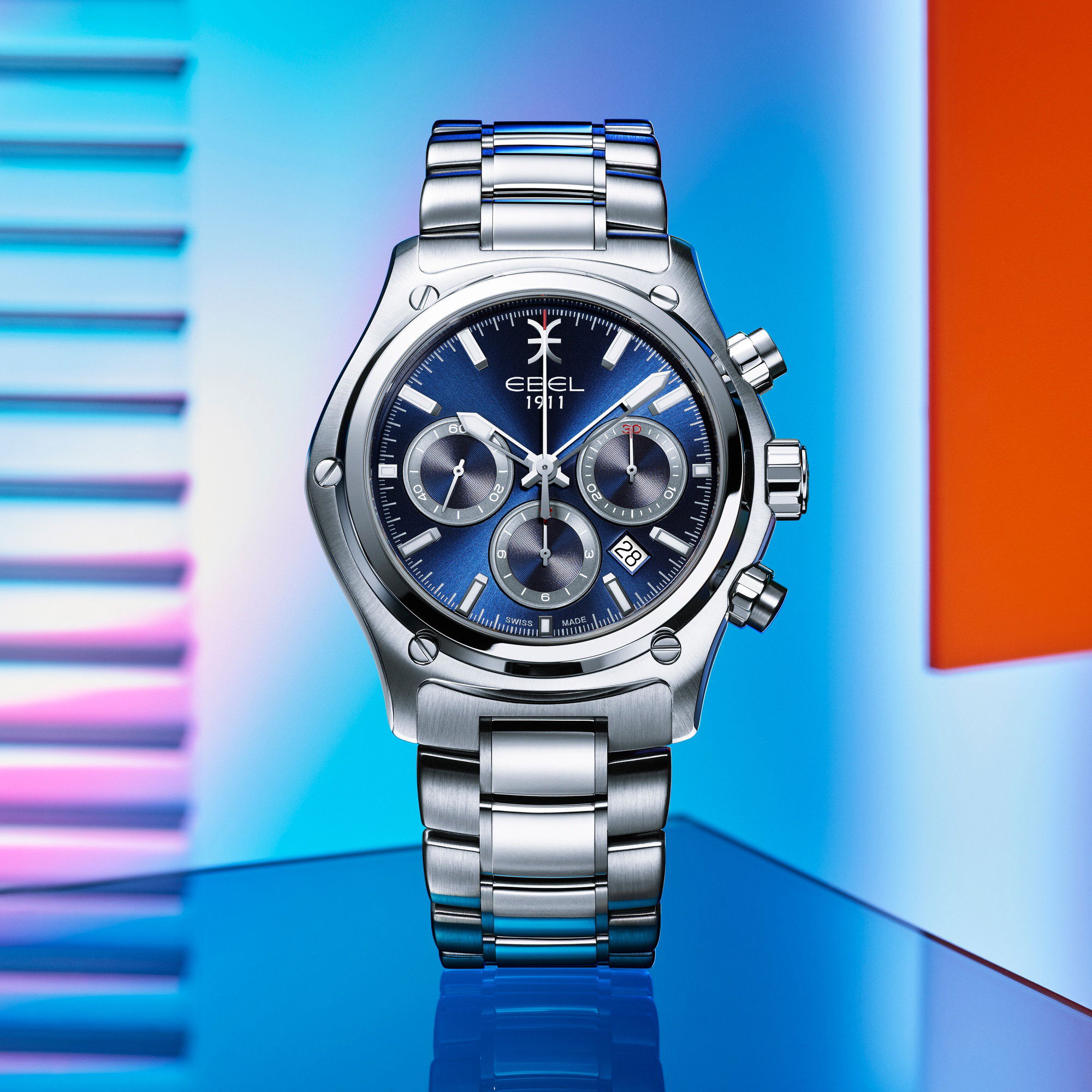 Ebel 1911 Chrono 1216618 Replica 2