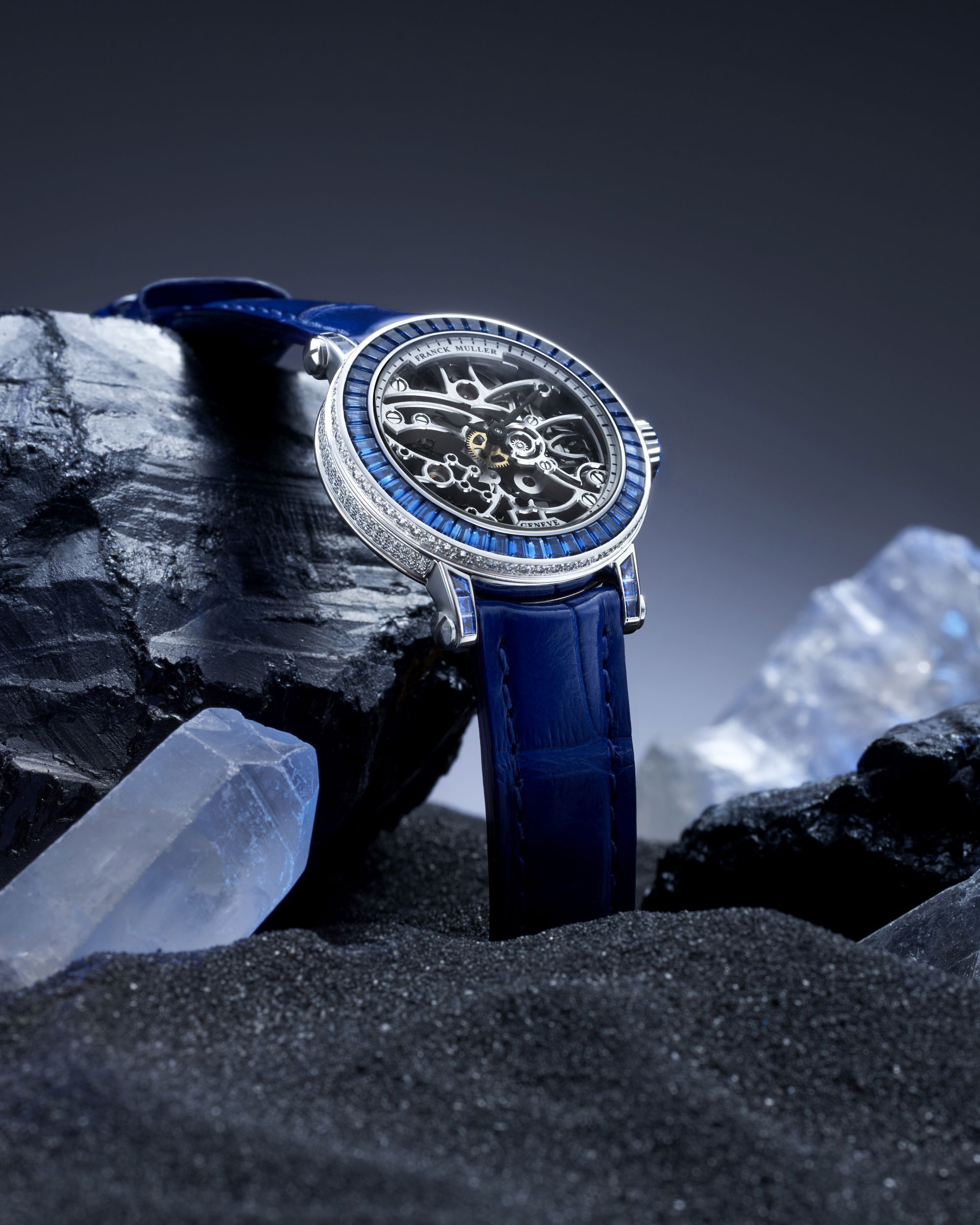 IMG_9085 Franck Muller Round Skeleton Baguette 7031-B-S6-SQT-BAG-SAP-OG Replica 2