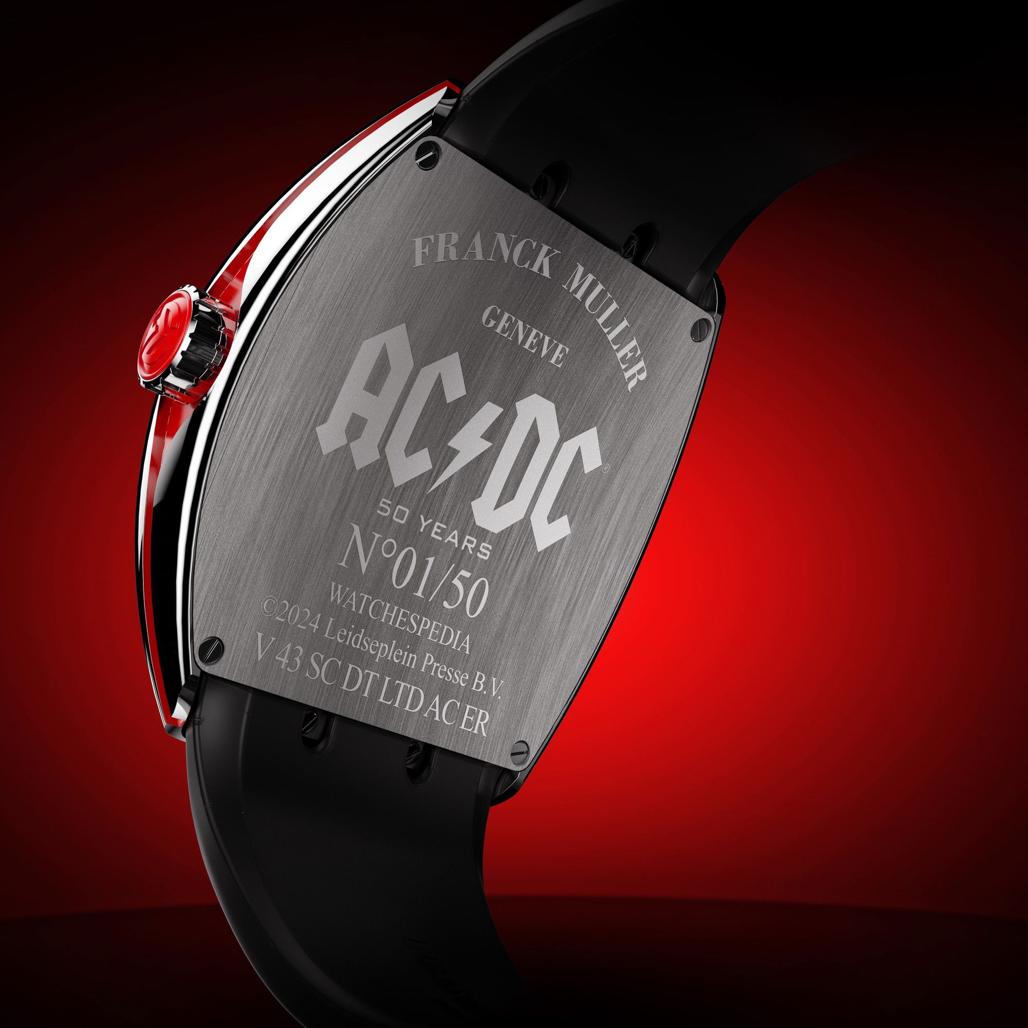 Franck Muller Vanguard AC/DC 50th Anniversary V43-SC-DT-ACDC-50TH Replica 2