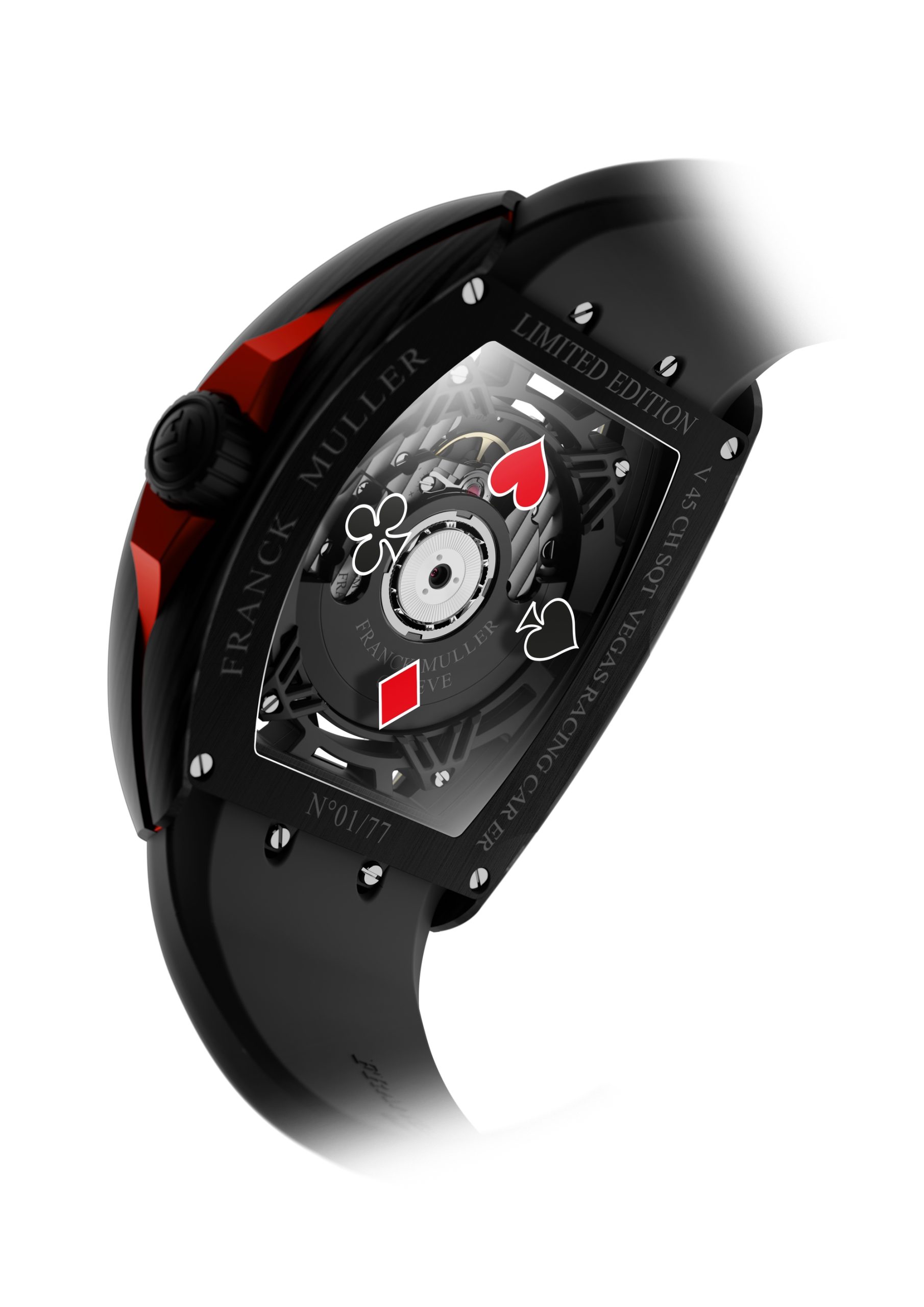 Franck Muller Vanguard Carbon Crazy Hours Racing Vegas Collection V 45 CH SQT RCG VEGAS CARBONE (ER) Replica 2