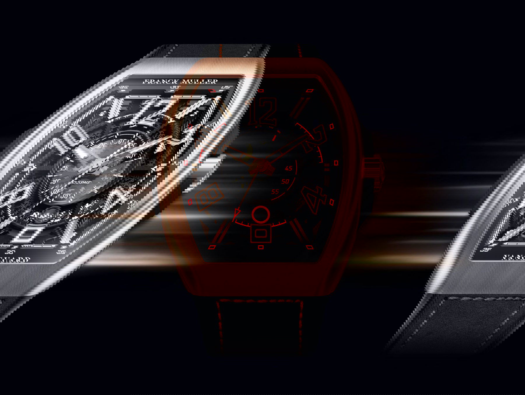 IMG_9085 Franck Muller Vanguard? Racing Skeleton V 45 SC DT RCG SQT (RG) Replica 2