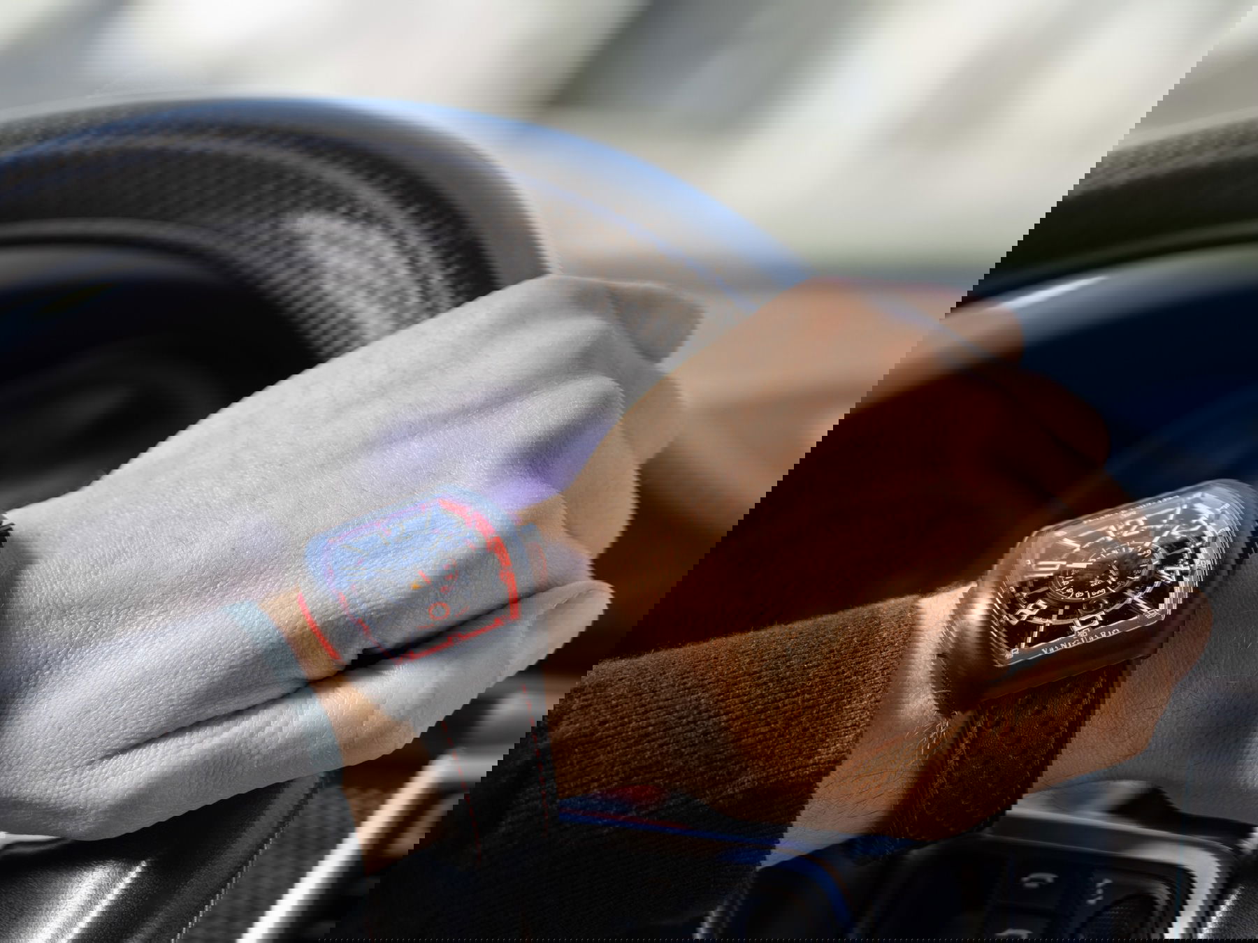 IMG_9085 Franck Muller Vanguard Racing Skeleton V 45 SC DT SQT RCG CARBONE (ER) Replica 2