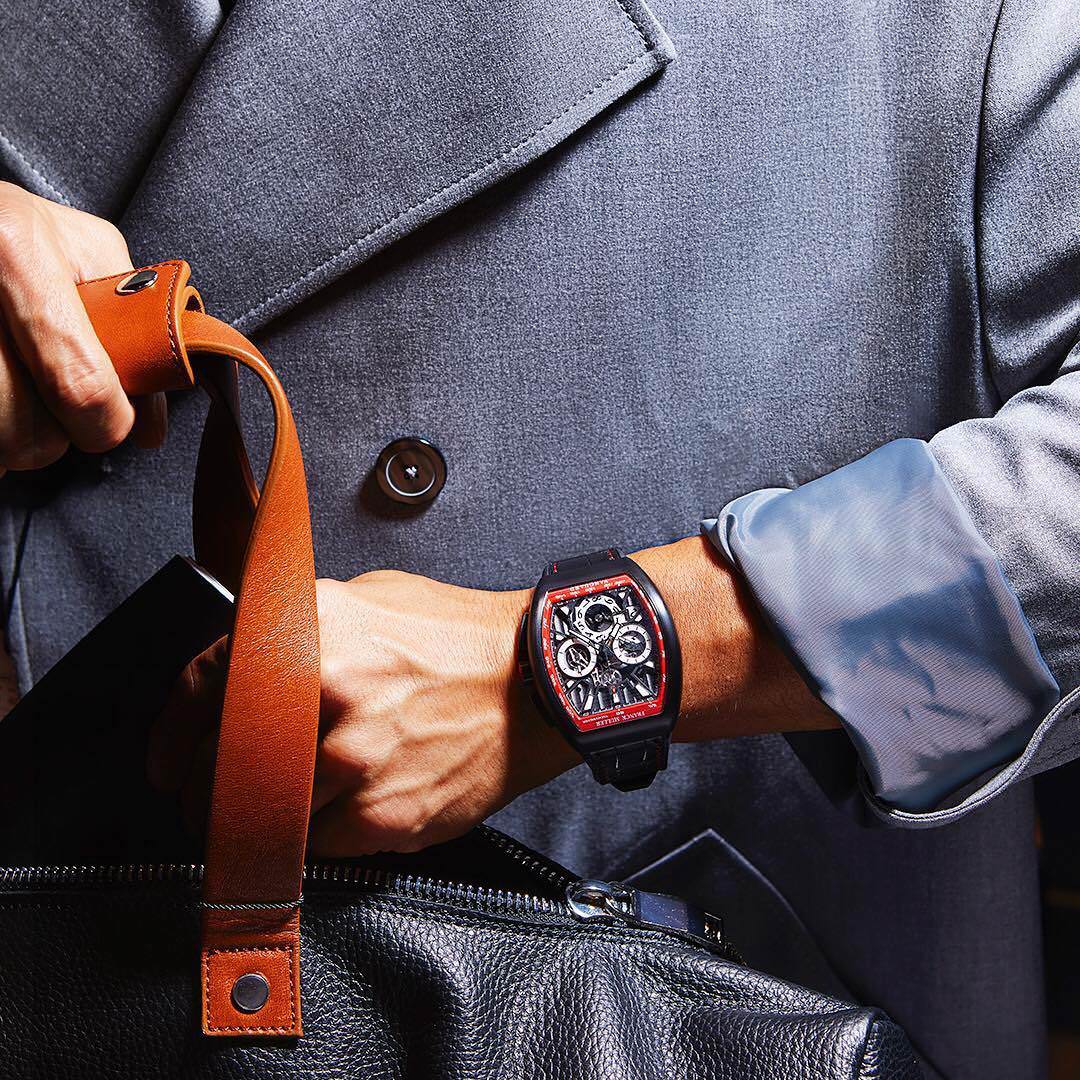 IMG_9085 Franck Muller Vanguard ? Skeleton Grande Date Chronograph V45 CC GD SQT CARB NR (NR) Replica 2