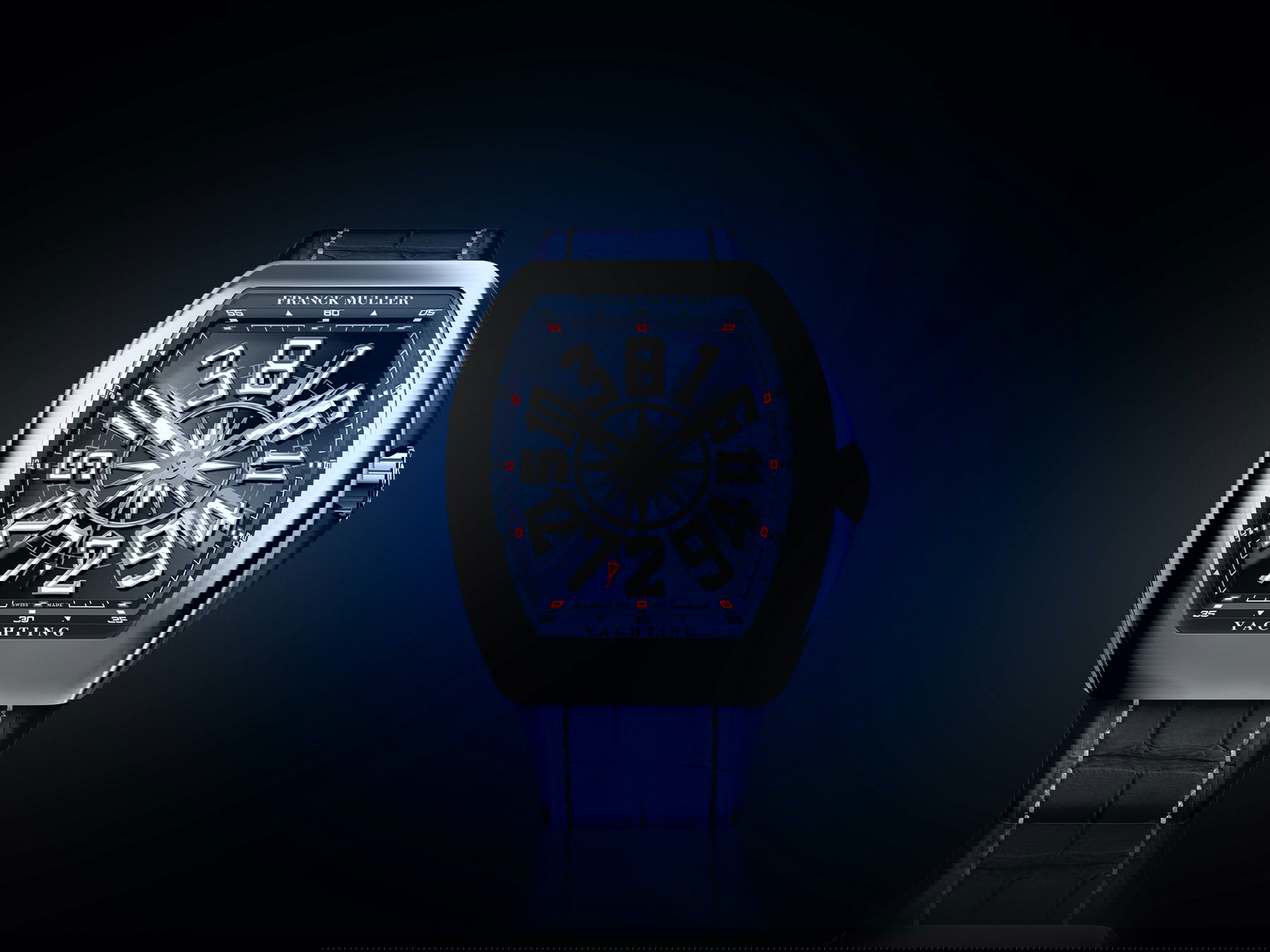 Franck Muller Vanguard Yachting Crazy Hours V 32 CH YACHT (BL) Blue Dial Replica 2