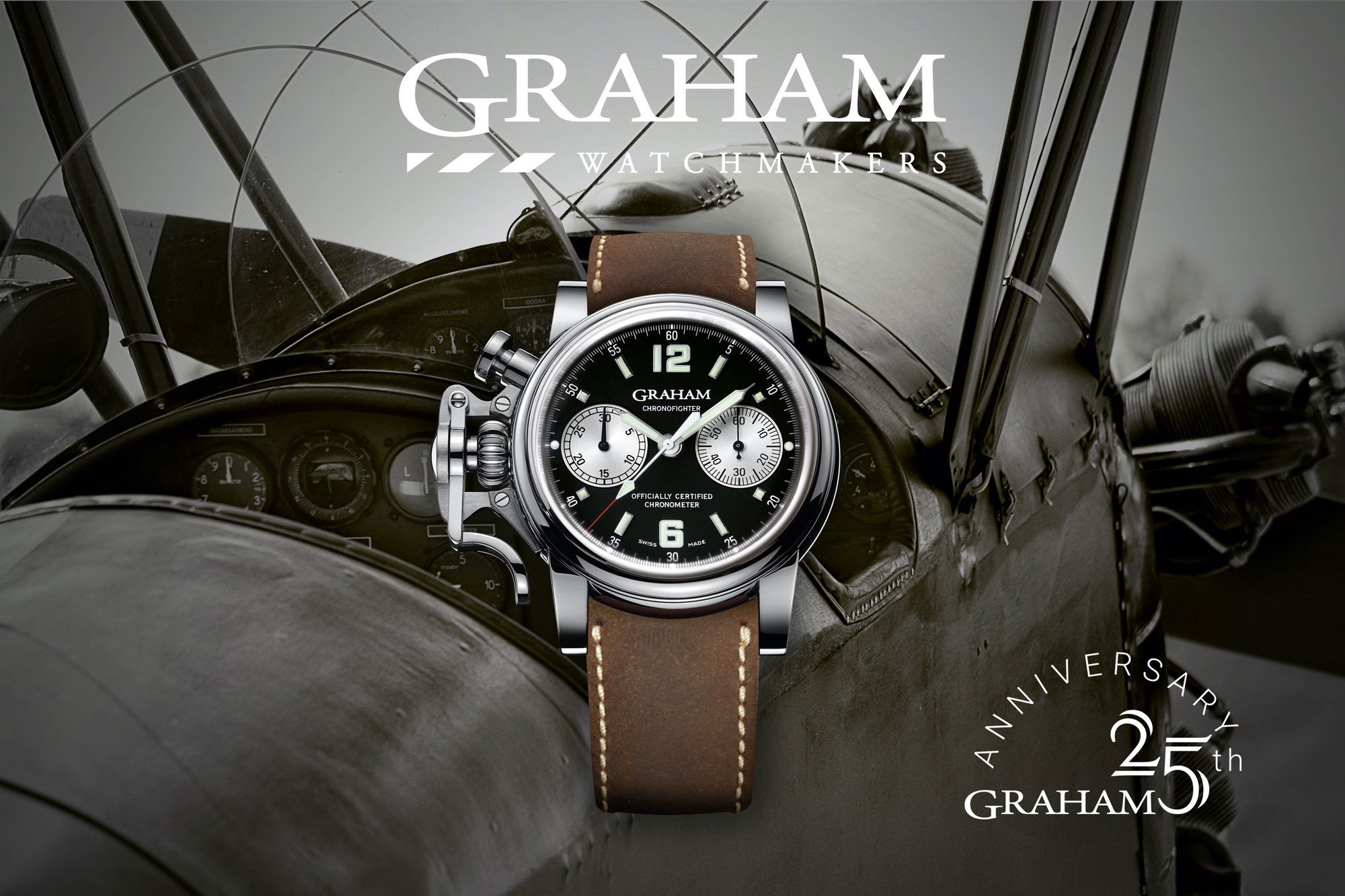 Graham Chronofighter Vintage Ltd – Anniversary 2CVES.B01A Replica 2