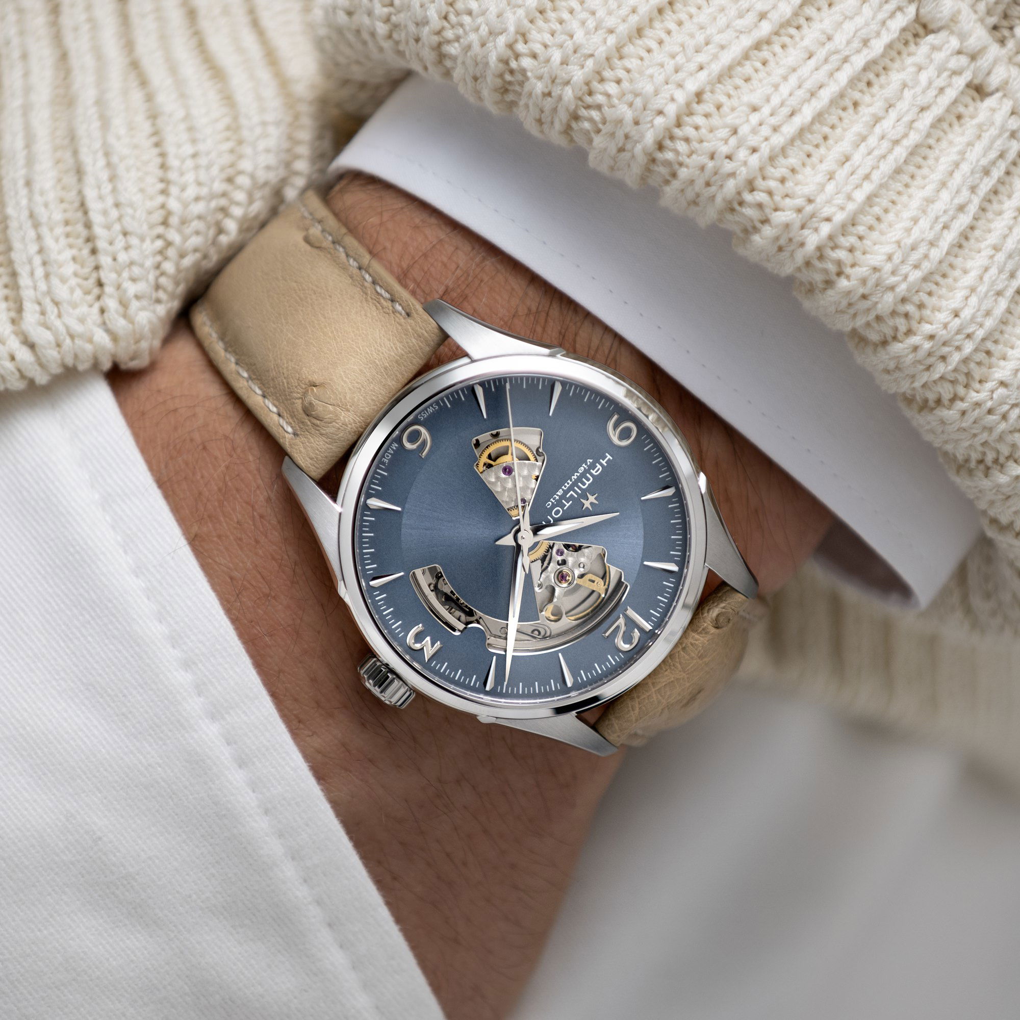 Hamilton Jazzmaster Open Heart H32705842 Replica 2