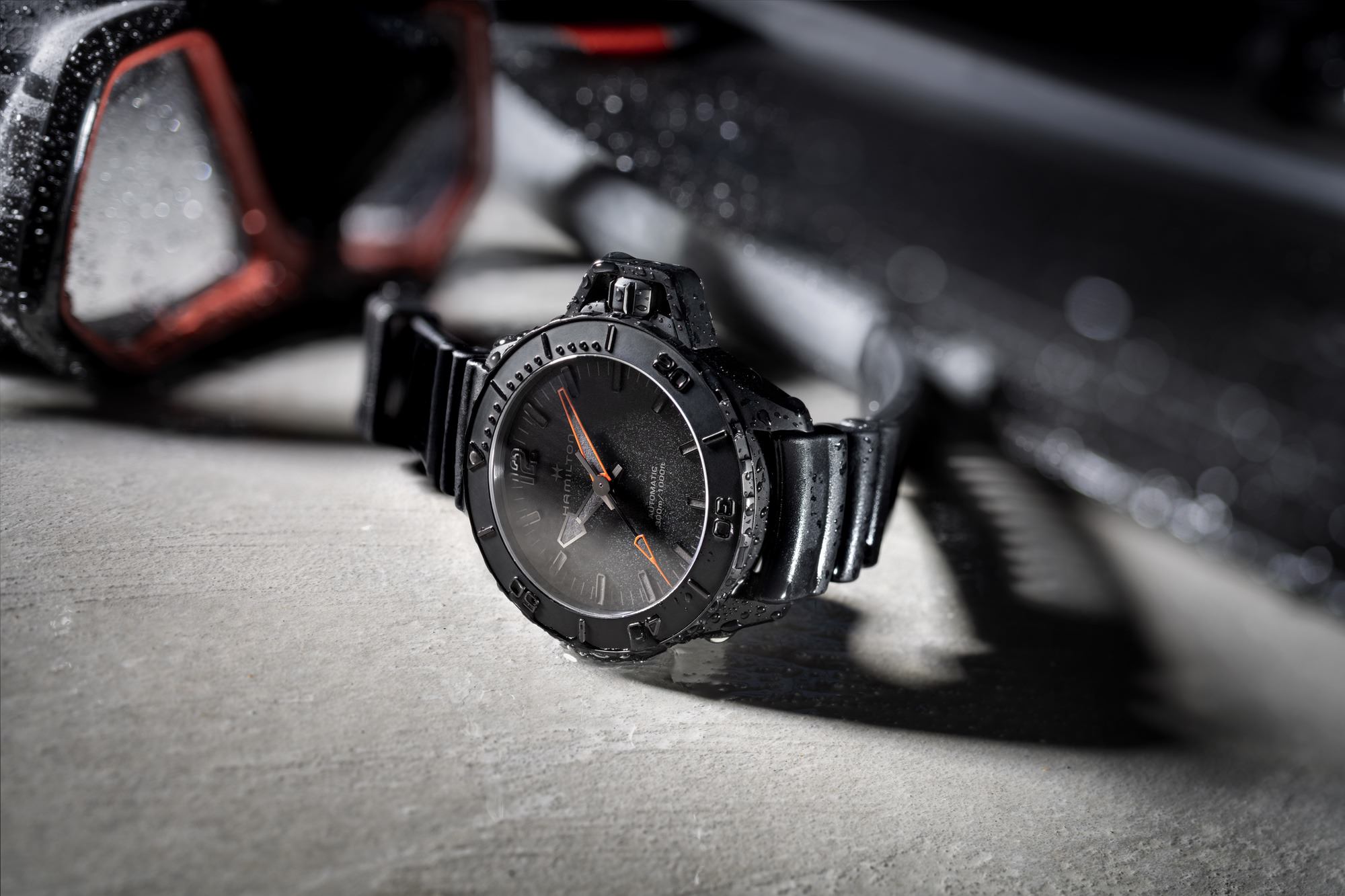 Hamilton Khaki Navy Frogman Auto 46mm H77845330 Replica 2