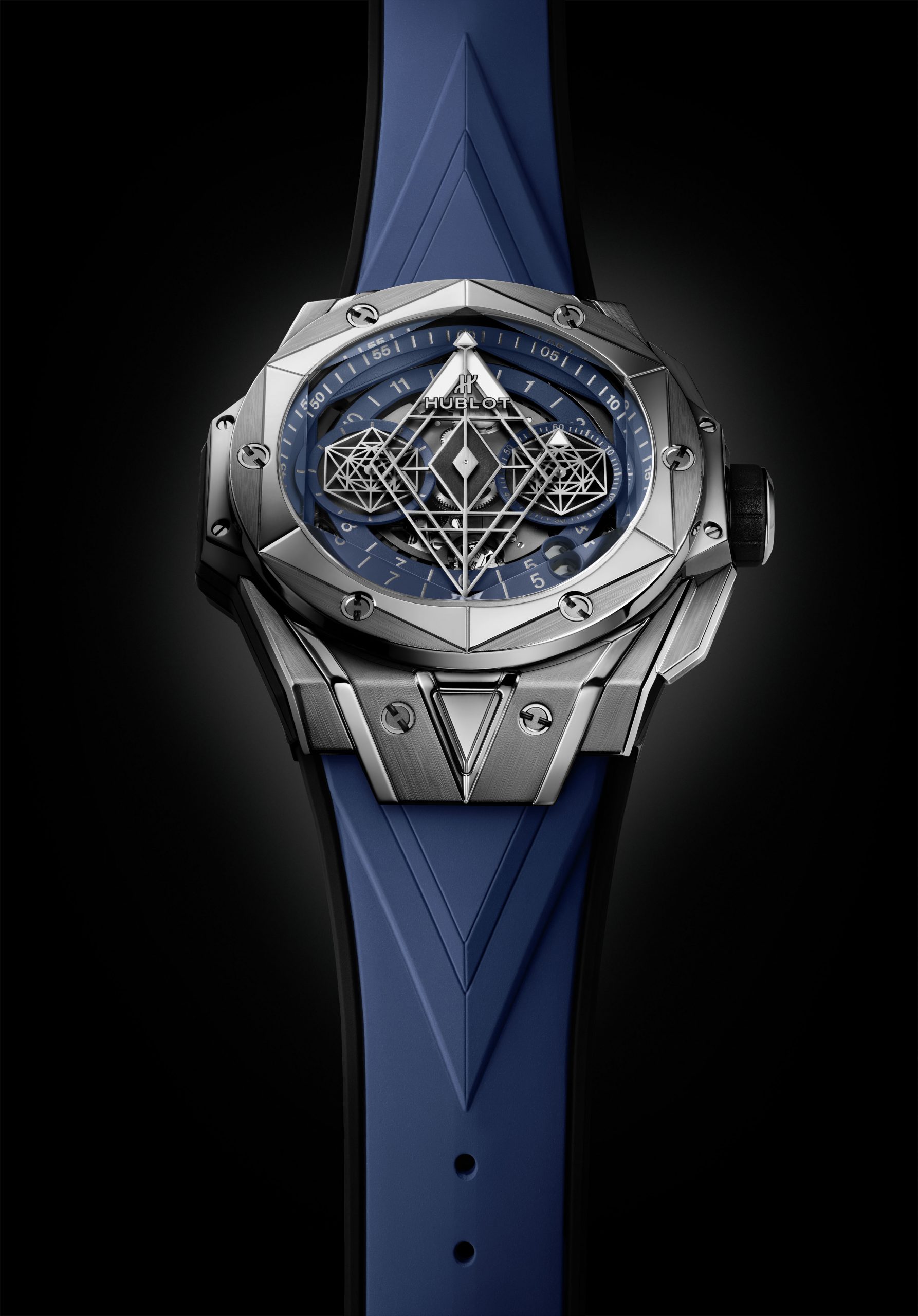 IMG_9085 Hublot Big Bang Sang Bleu II Titanium Blue 418.NX.5107.RX.MXM20 Replica 2