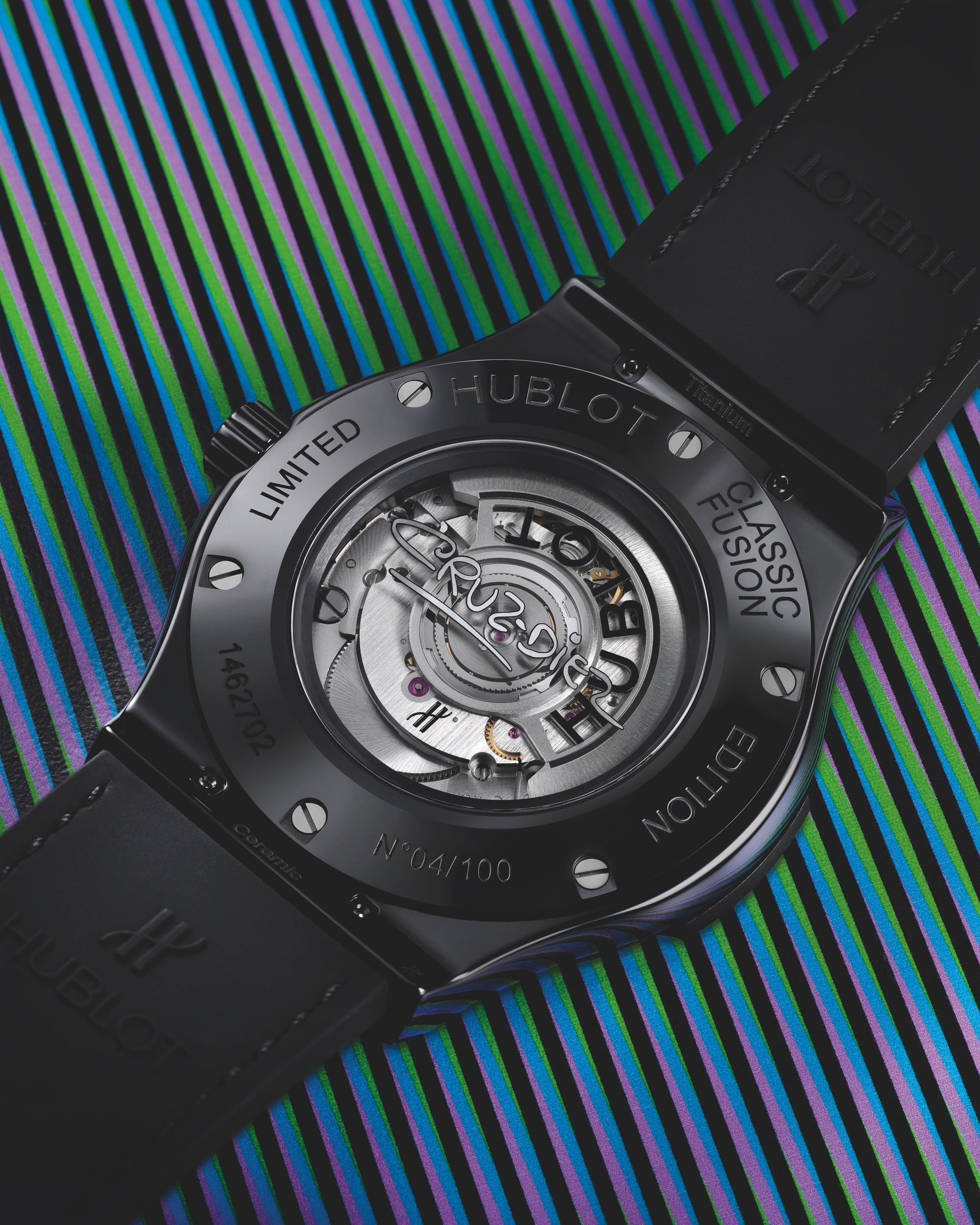 Hublot Classic Fusion Cruz Diez Ceramic 511.CX.8900.VR.CZD19 Replica 2