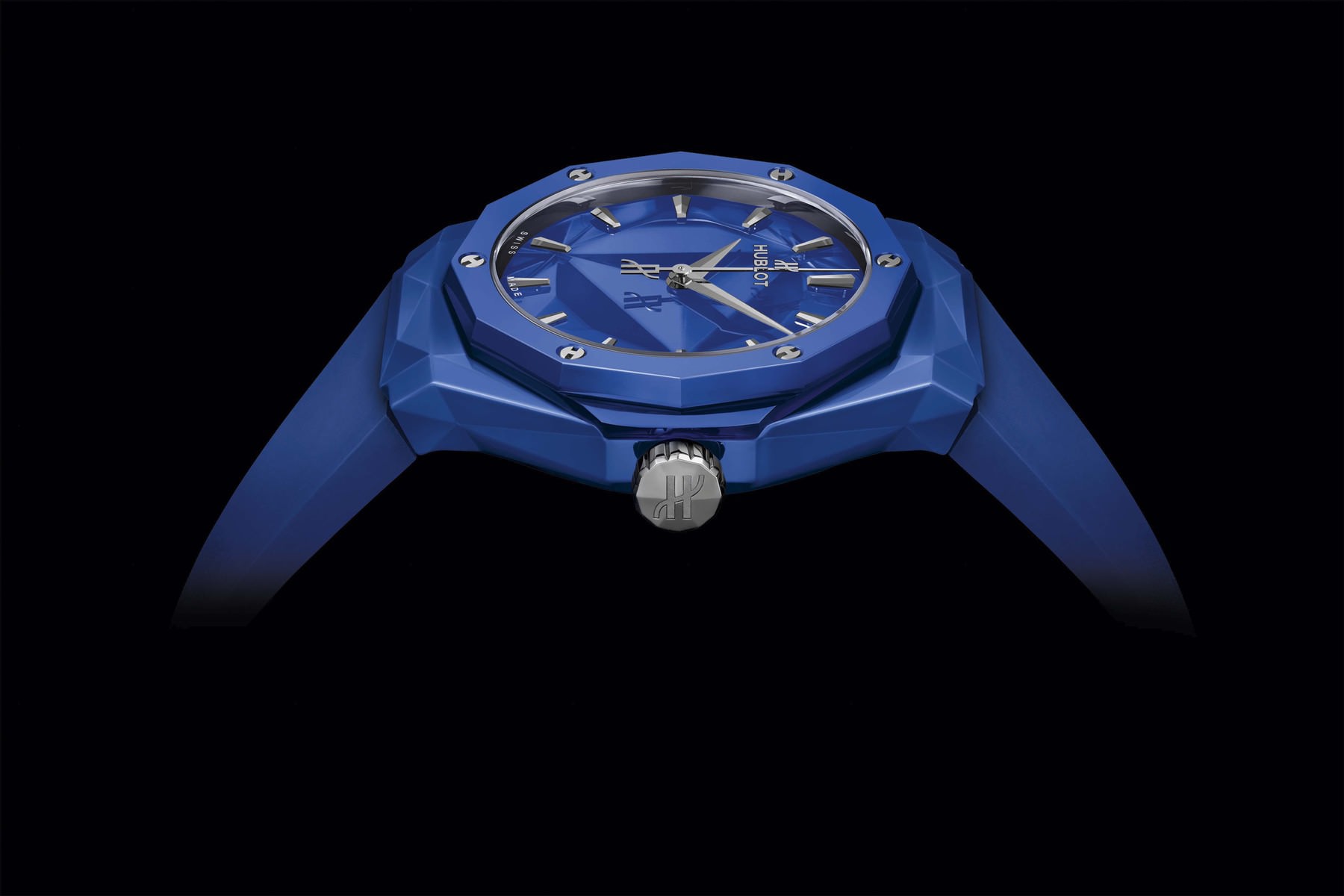 Hublot Classic Fusion Orlinski Blue Ceramic 40mm 550.ES.5100.RX.ORL21 Replica 2